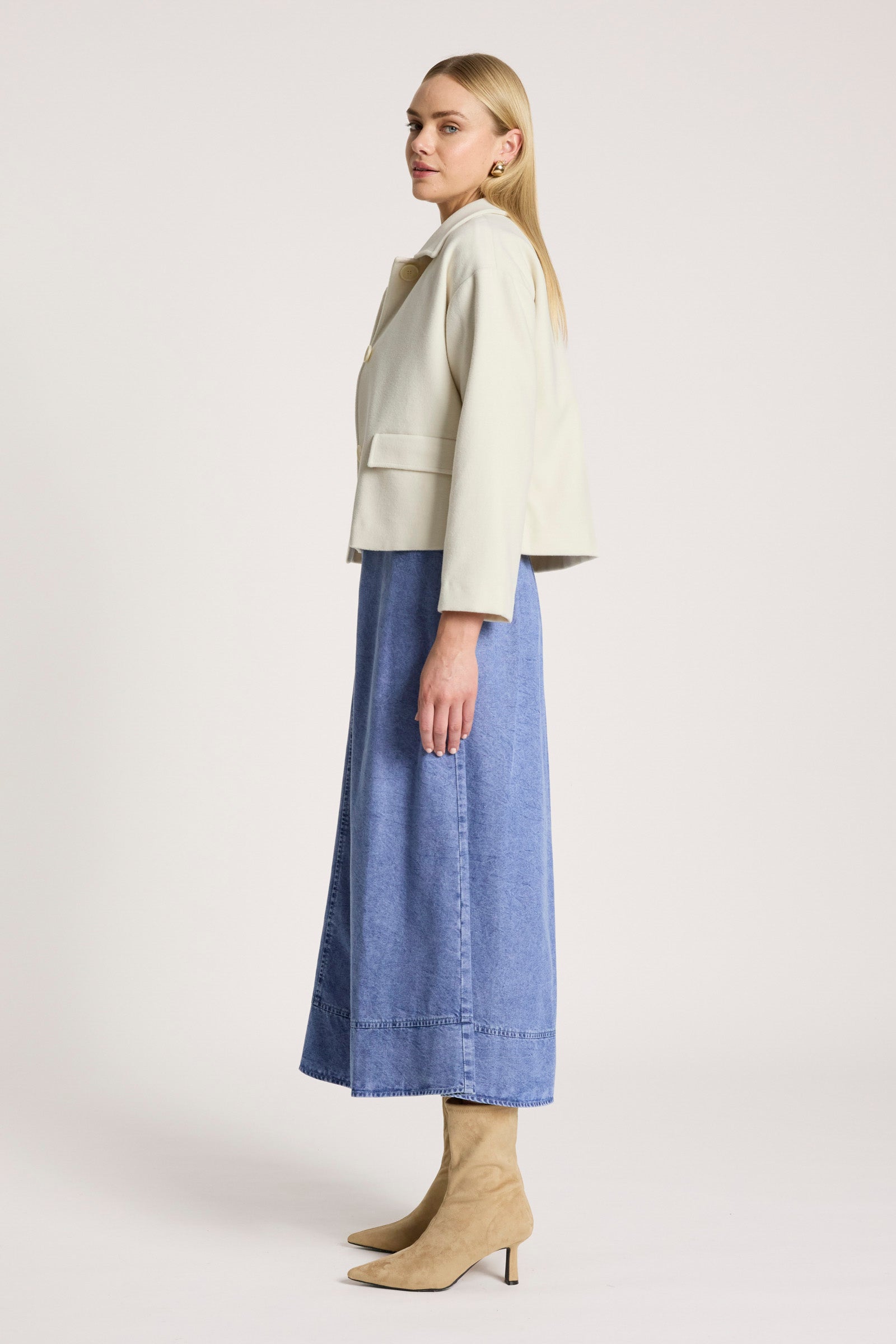 Wanderer Crop Jacket - Ecru