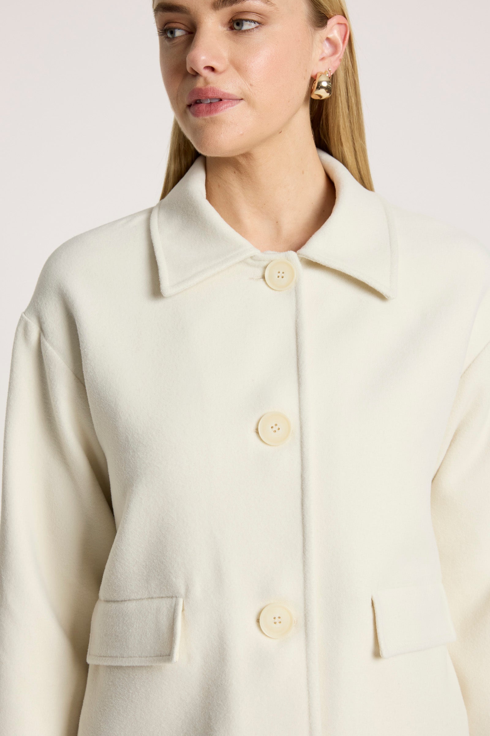 Wanderer Crop Jacket - Ecru