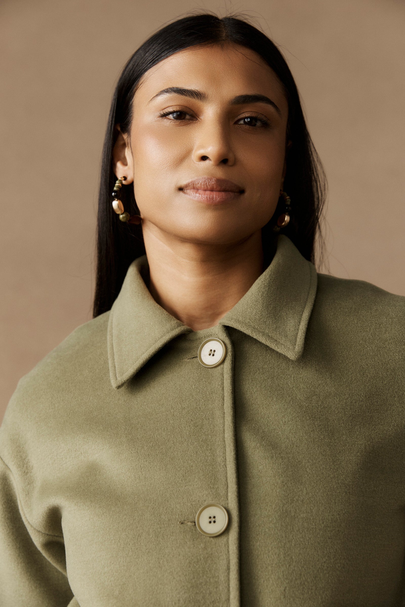 Oman Beaded Earring - Pampas