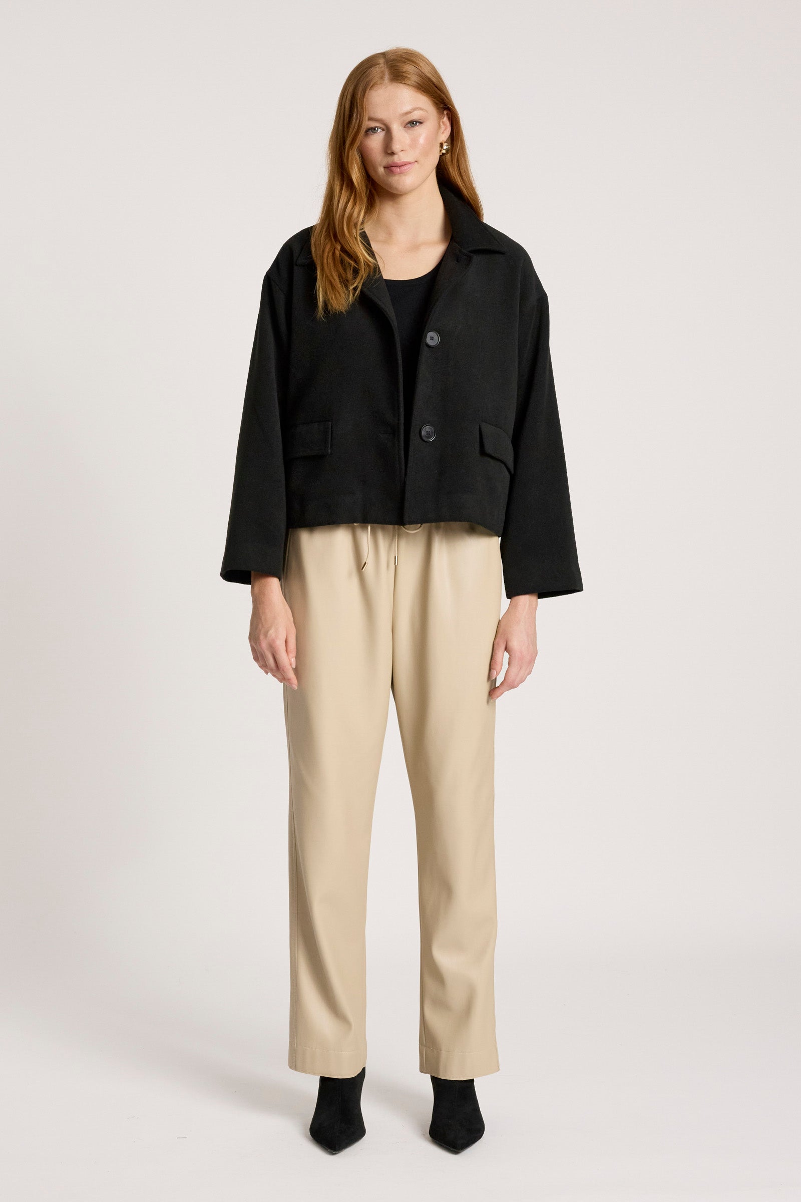 Wanderer Crop Jacket - Black
