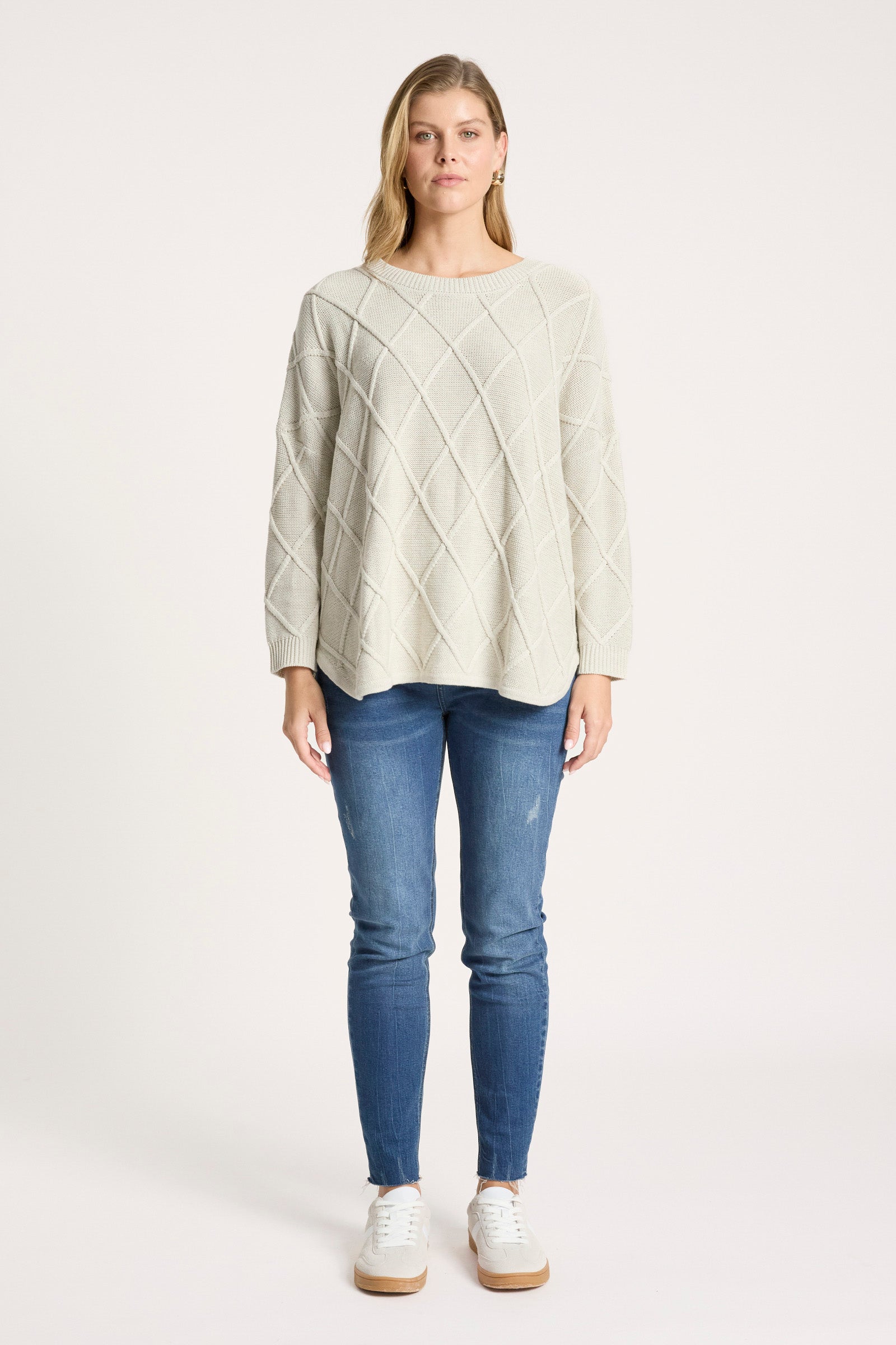 Liora Relaxed Jumper - Bisque