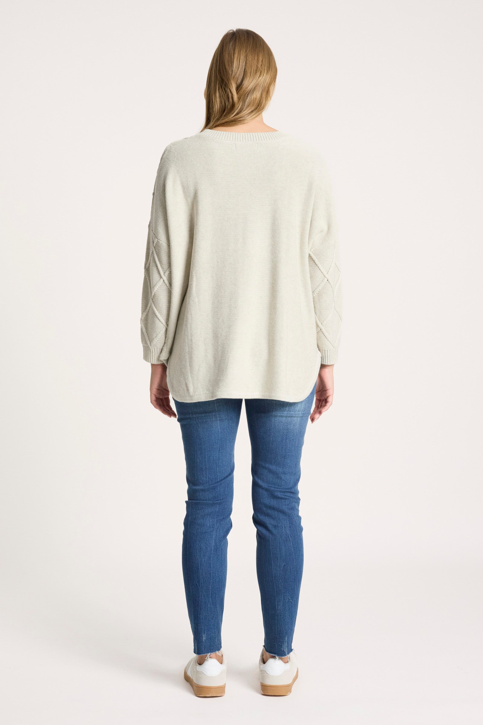 Liora Relaxed Jumper - Bisque