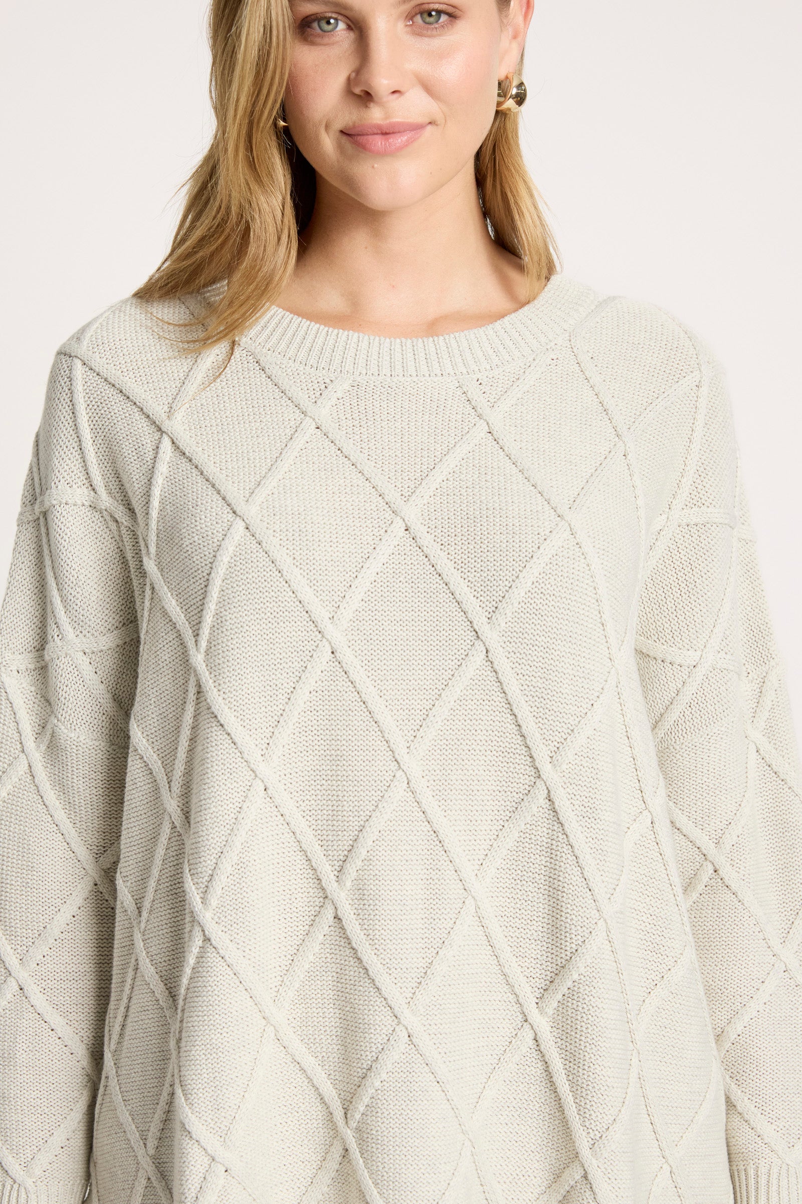 Liora Relaxed Jumper - Bisque