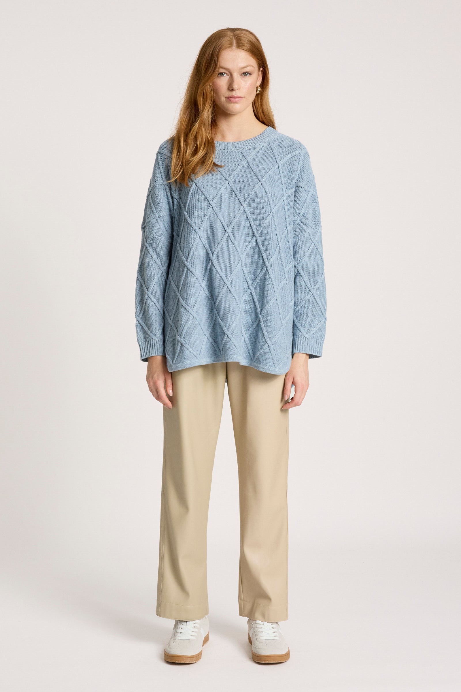 Liora Relaxed Jumper - Lake