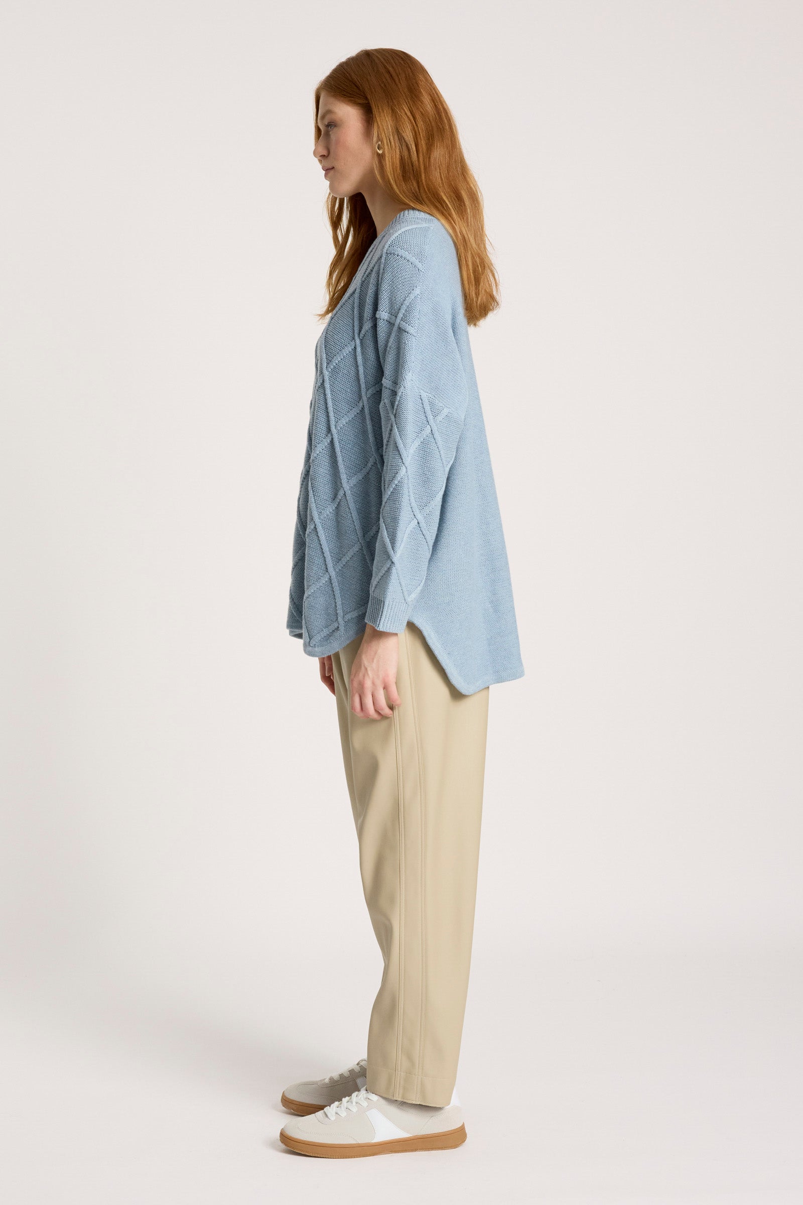Liora Relaxed Jumper - Lake