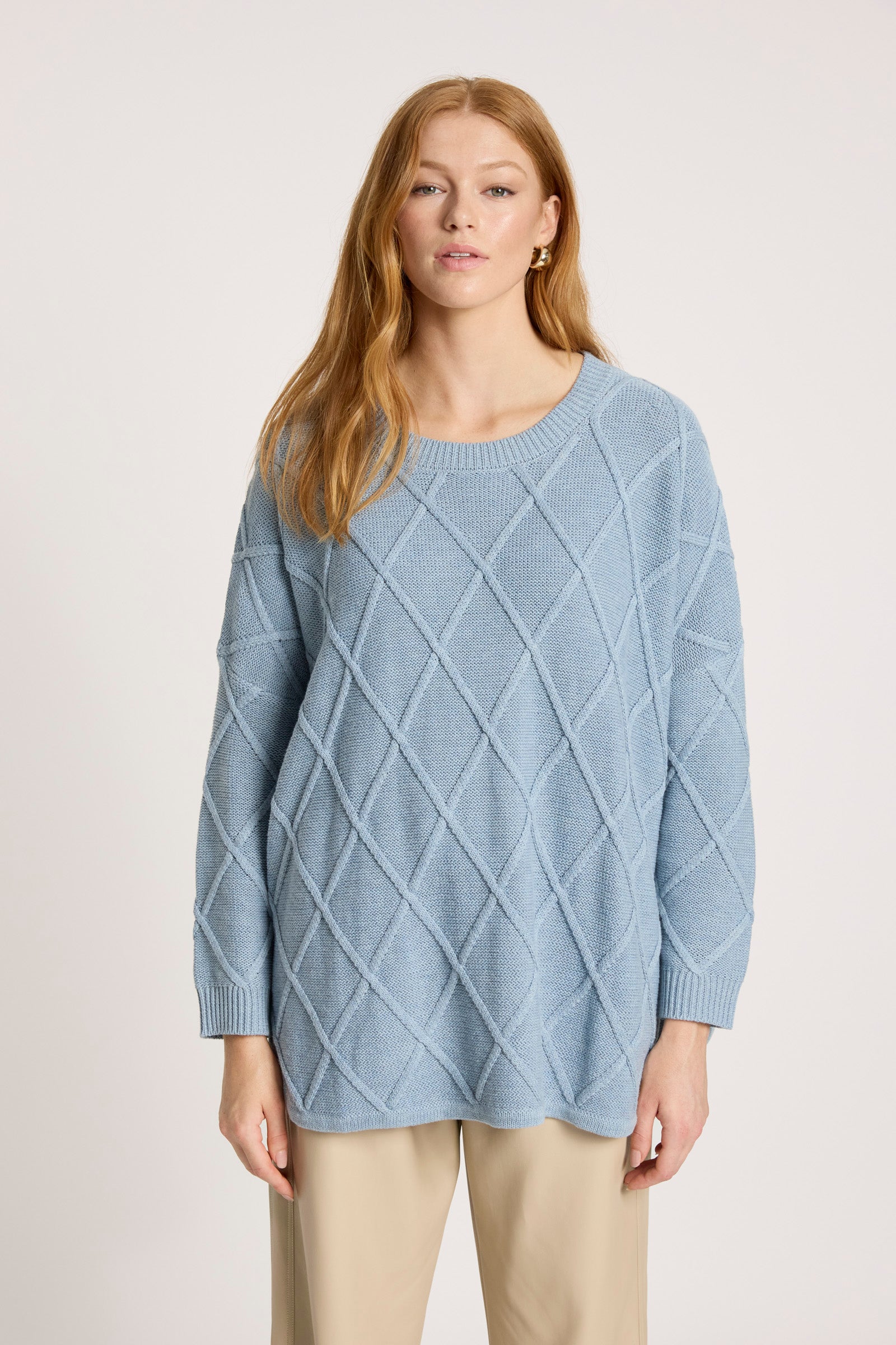 Liora Relaxed Jumper - Lake