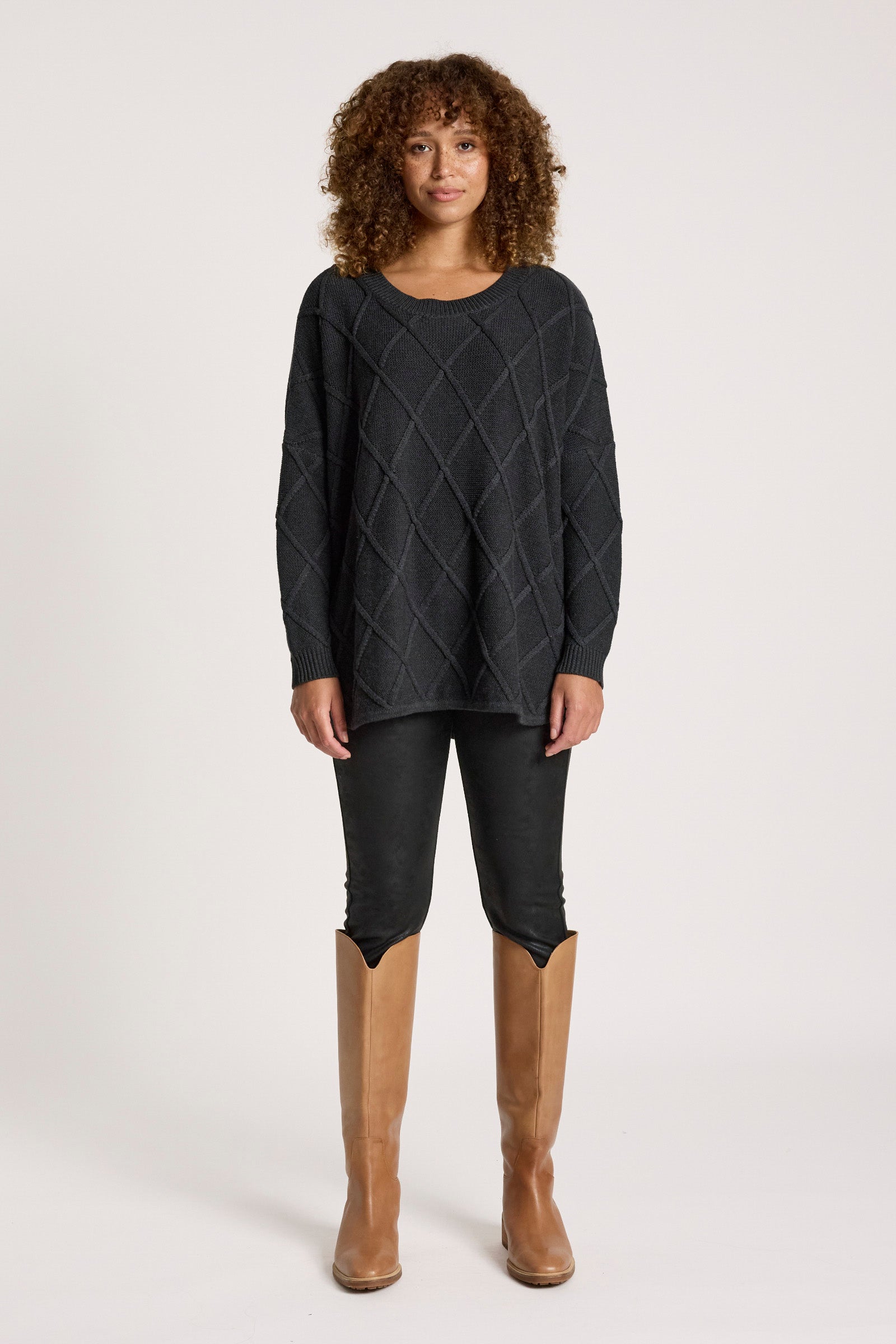Liora Relaxed Jumper - Char