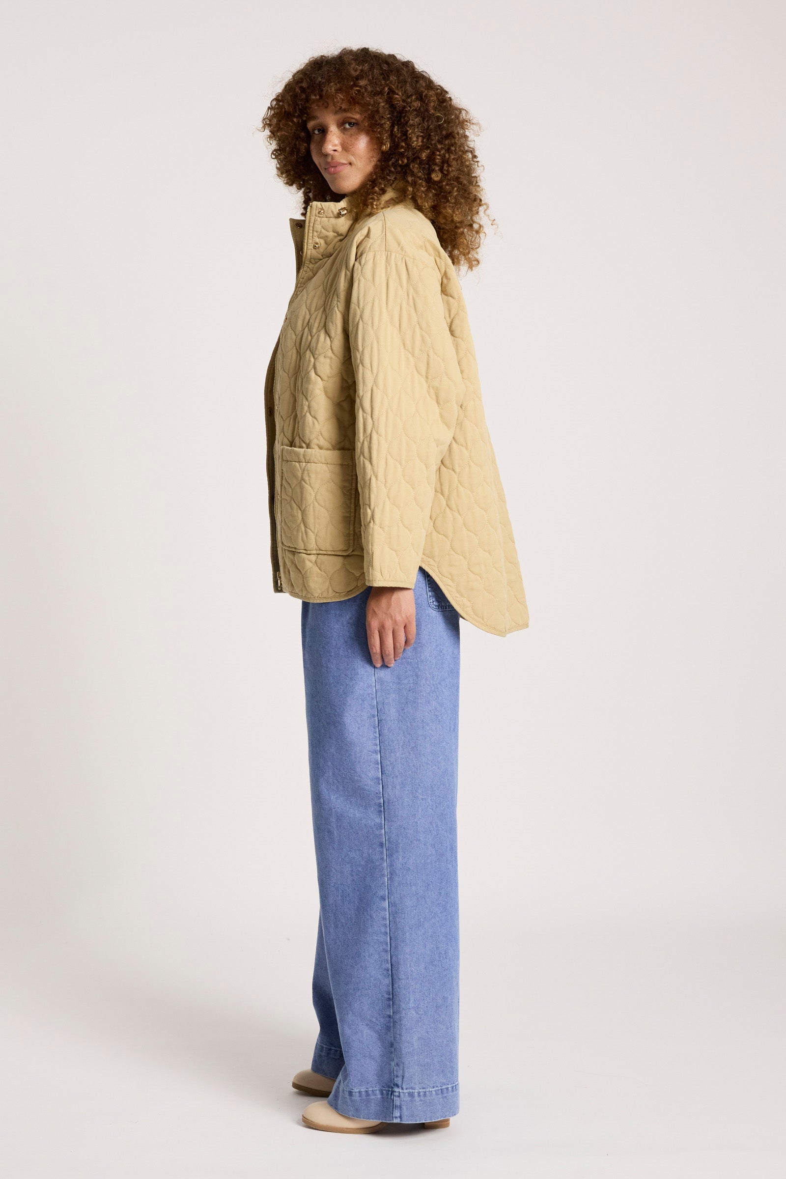 Sansi Quilted Jacket - Dune