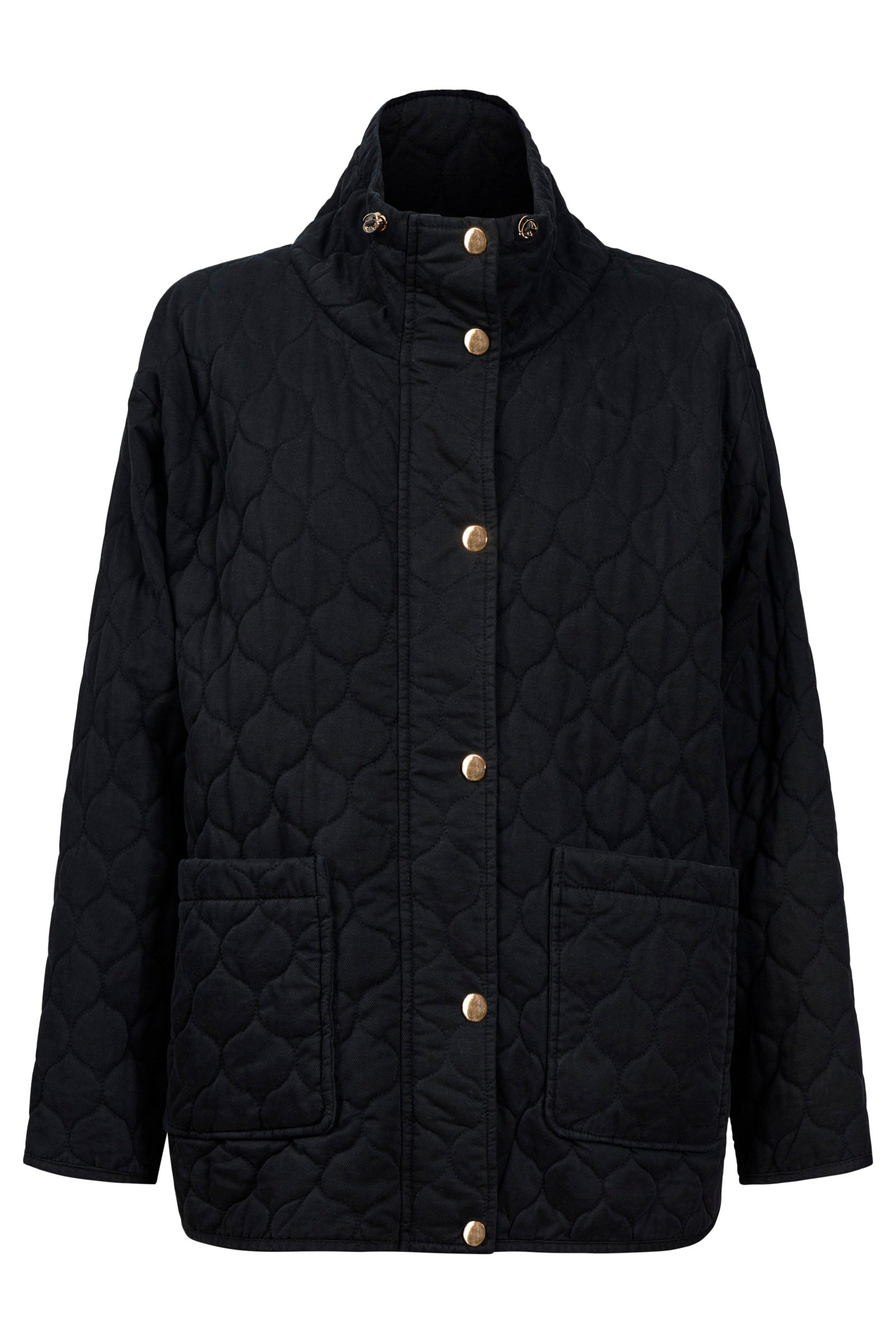 Sansi Quilted Jacket - Black