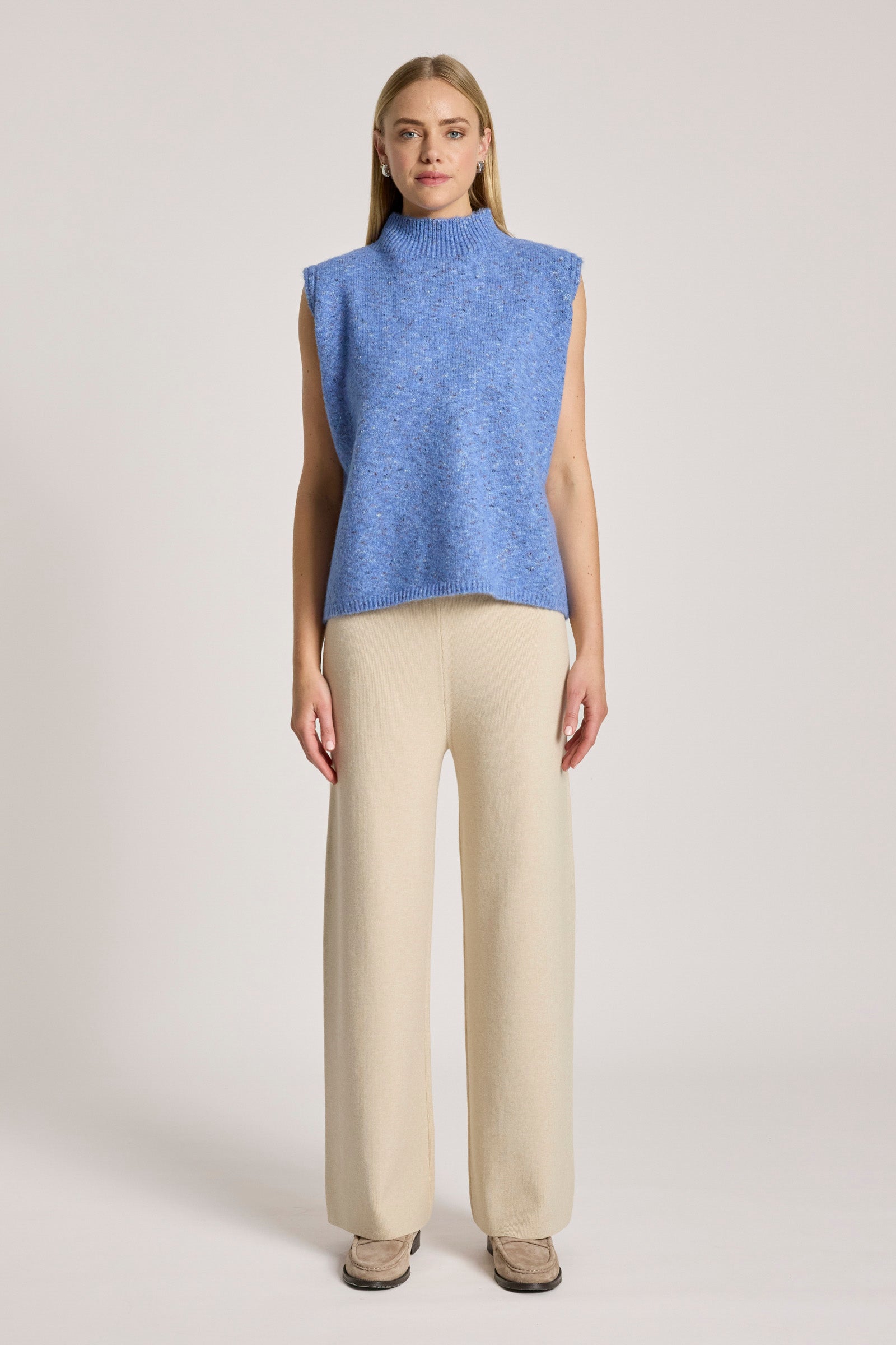 Zarda Knit Vest - Lake