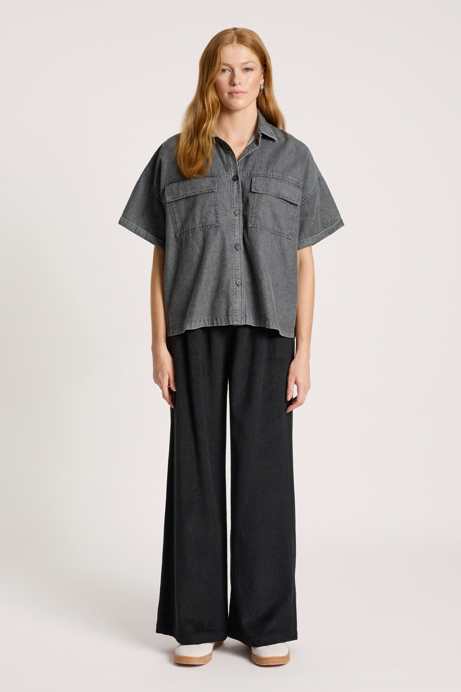 Bodhi Denim Shirt - Black