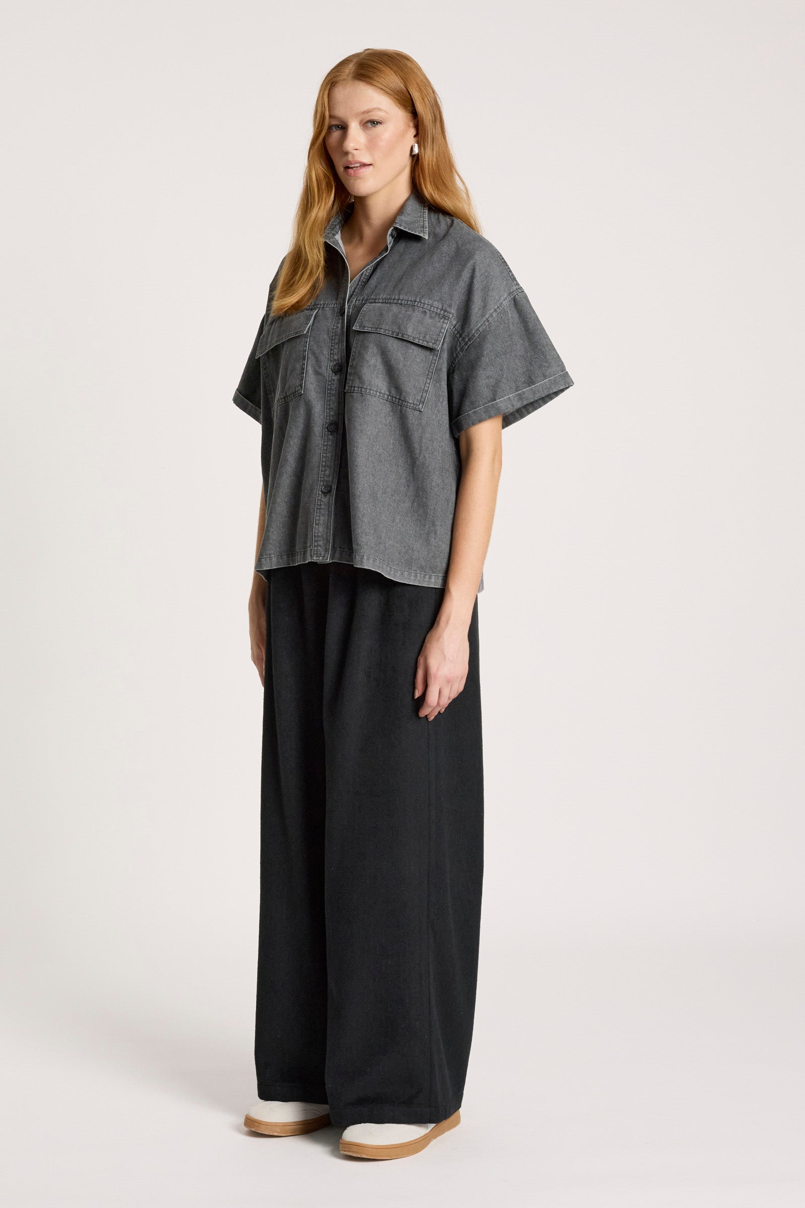 Bodhi Denim Shirt - Black