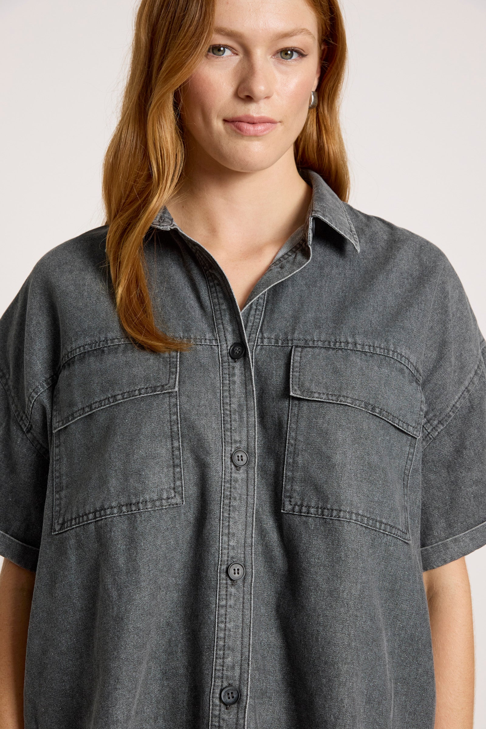 Bodhi Denim Shirt - Black