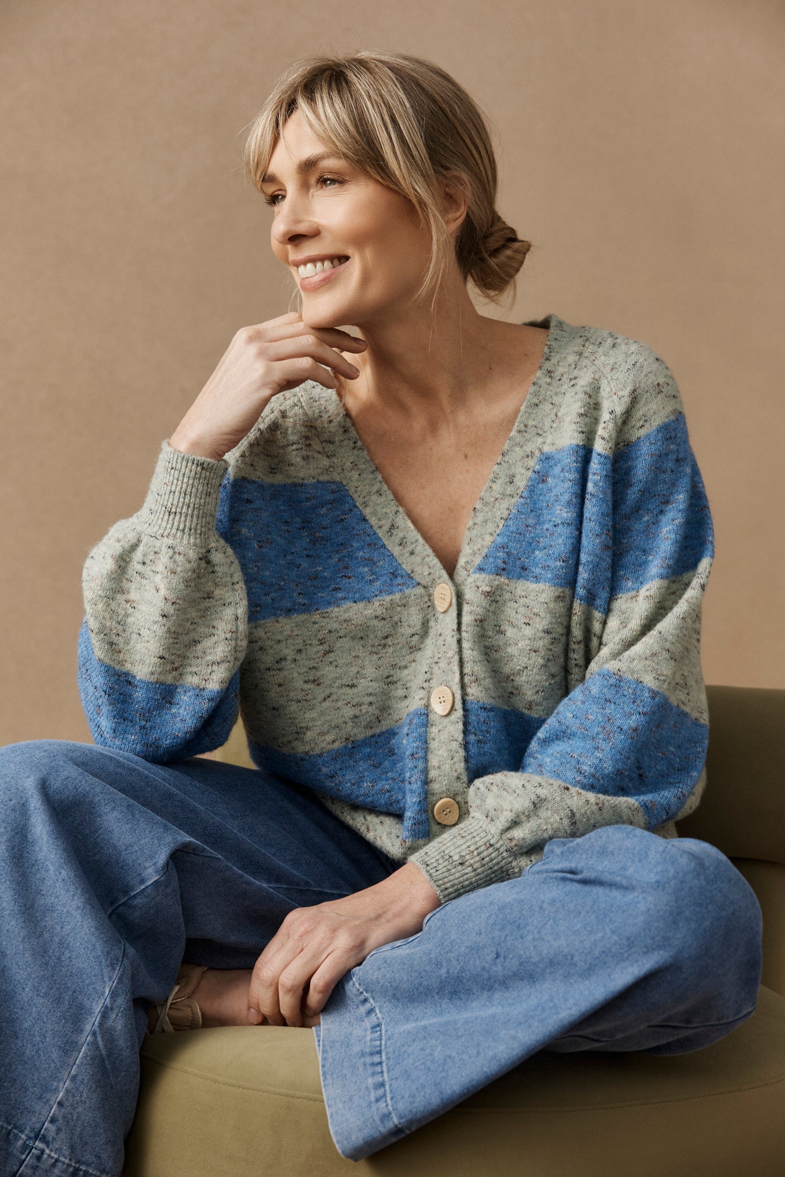 Zarda Cardigan - Sage/Lake