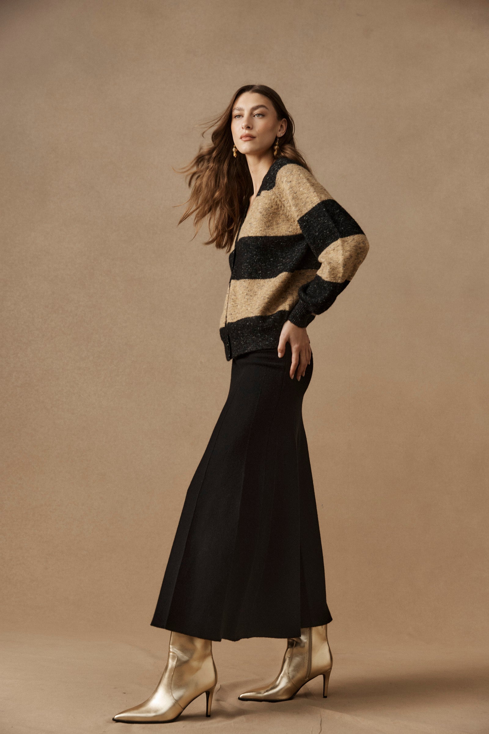 Zala Knit Skirt - Black