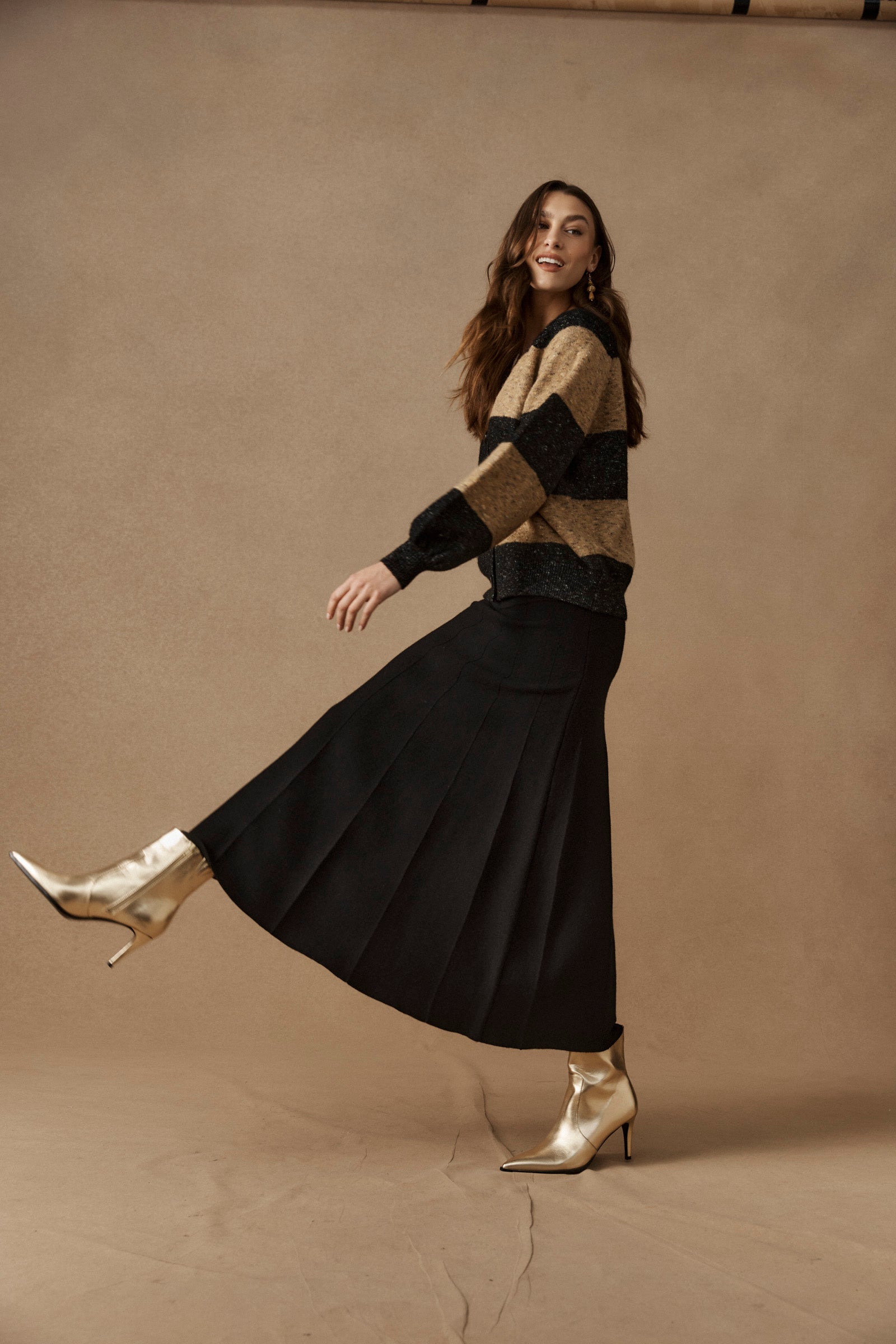 Zala Knit Skirt - Black