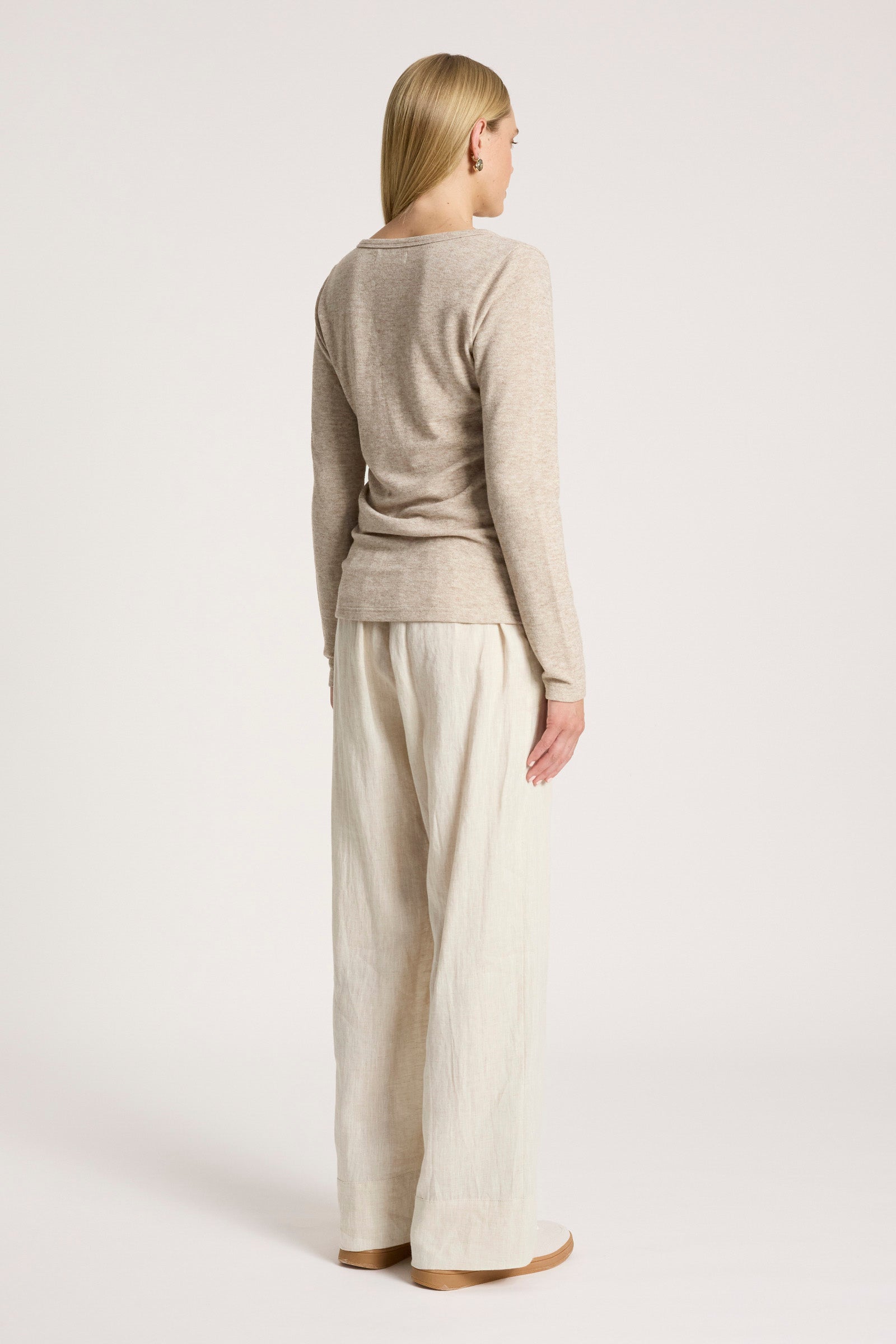 Rumi Long Sleeve Top - Bisque