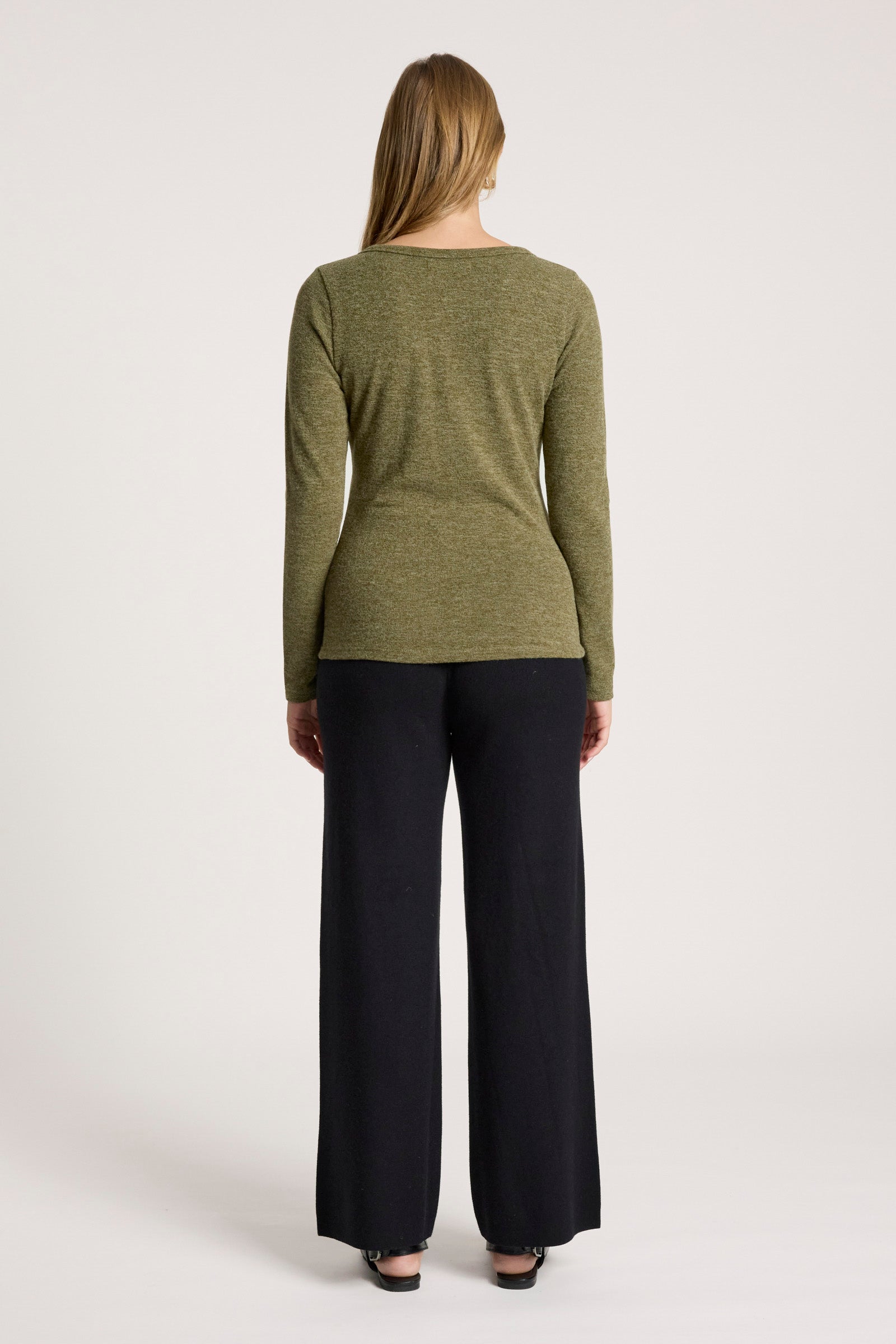 Rumi Long Sleeve Top - Olive