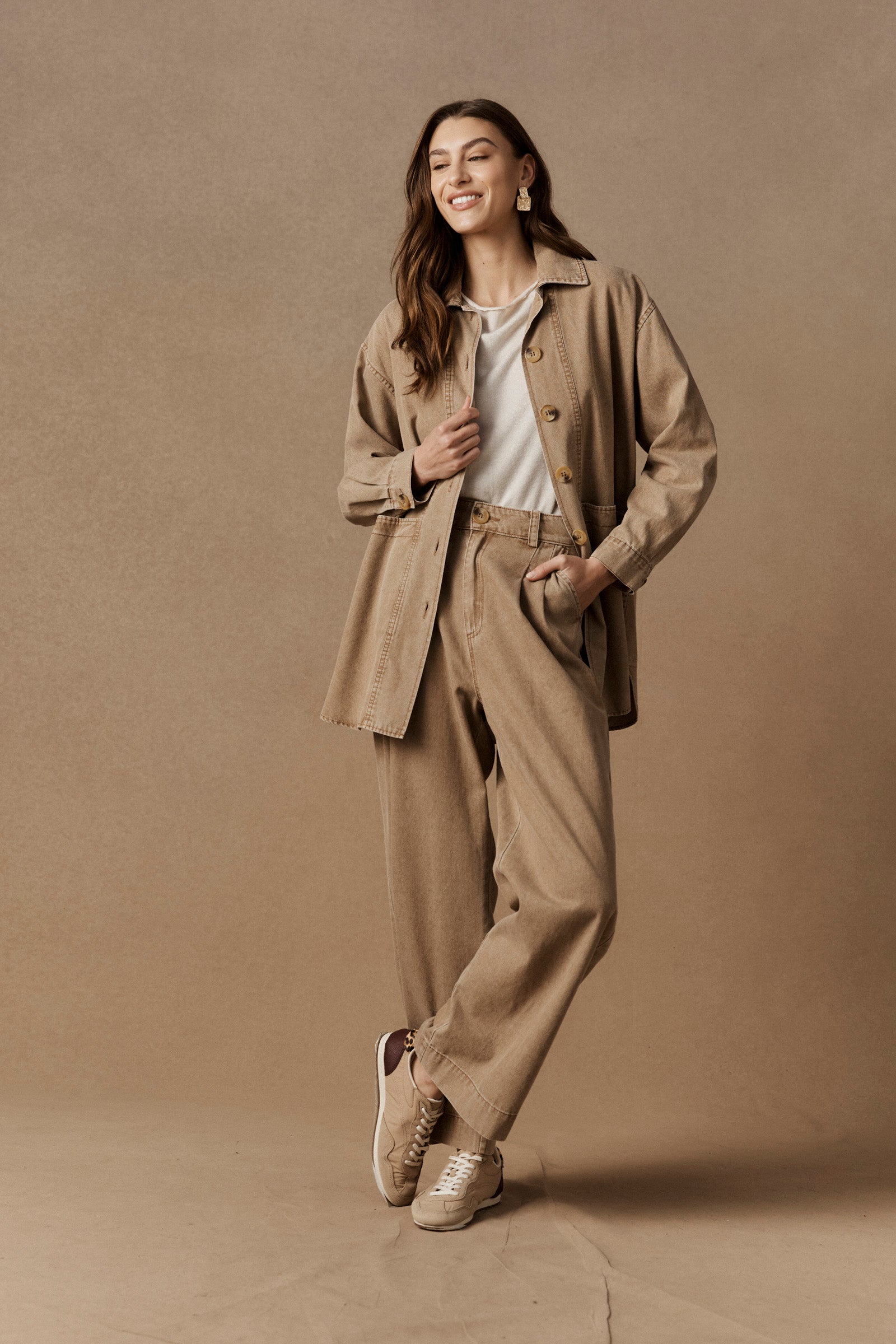 Bodhi Denim Jacket - Fawn