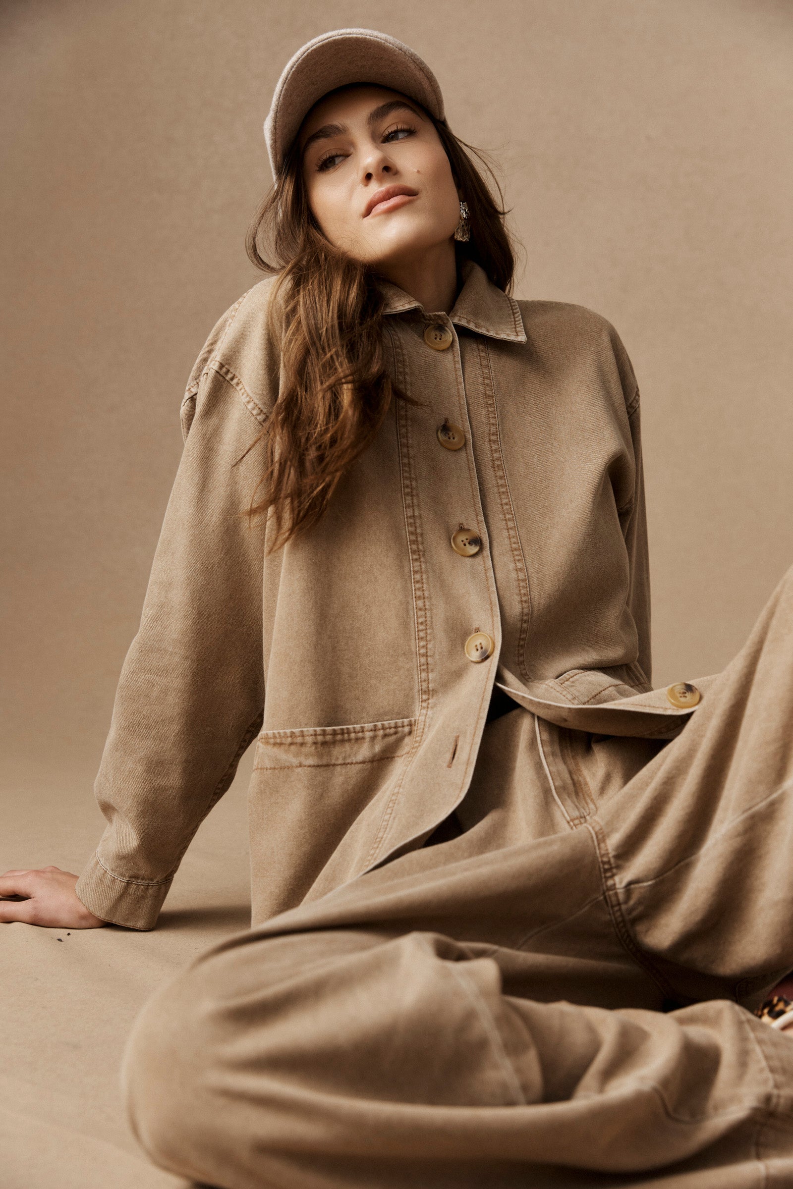 Bodhi Denim Jacket - Fawn