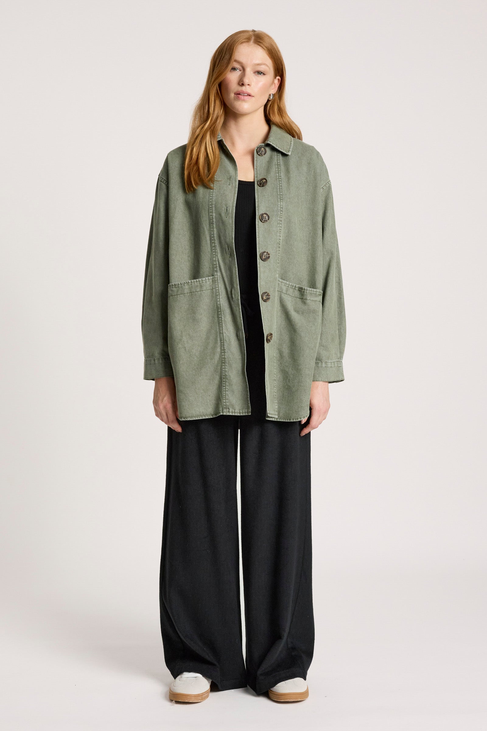 Bodhi Denim Jacket - Olive