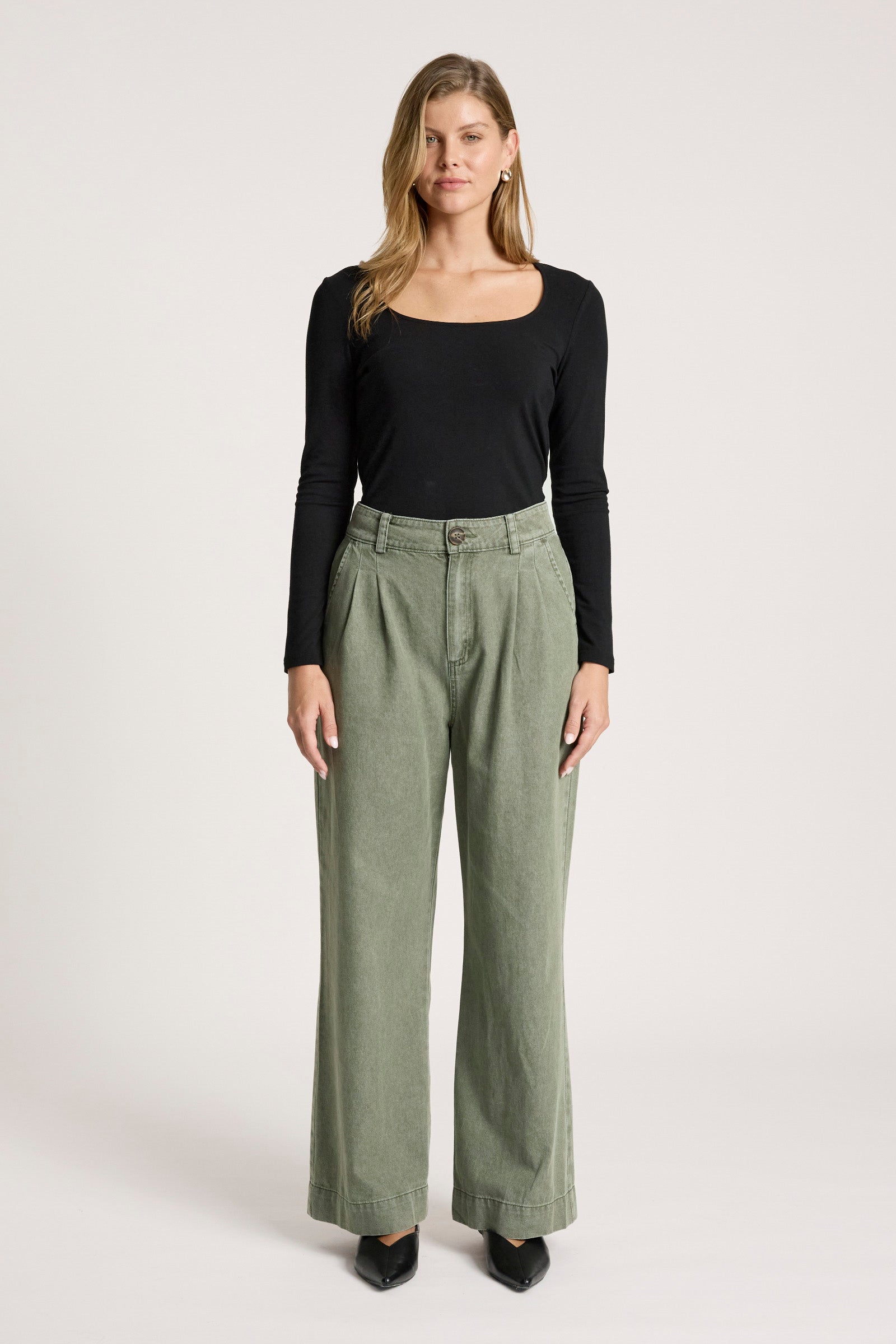 Bodhi Denim Pant - Olive