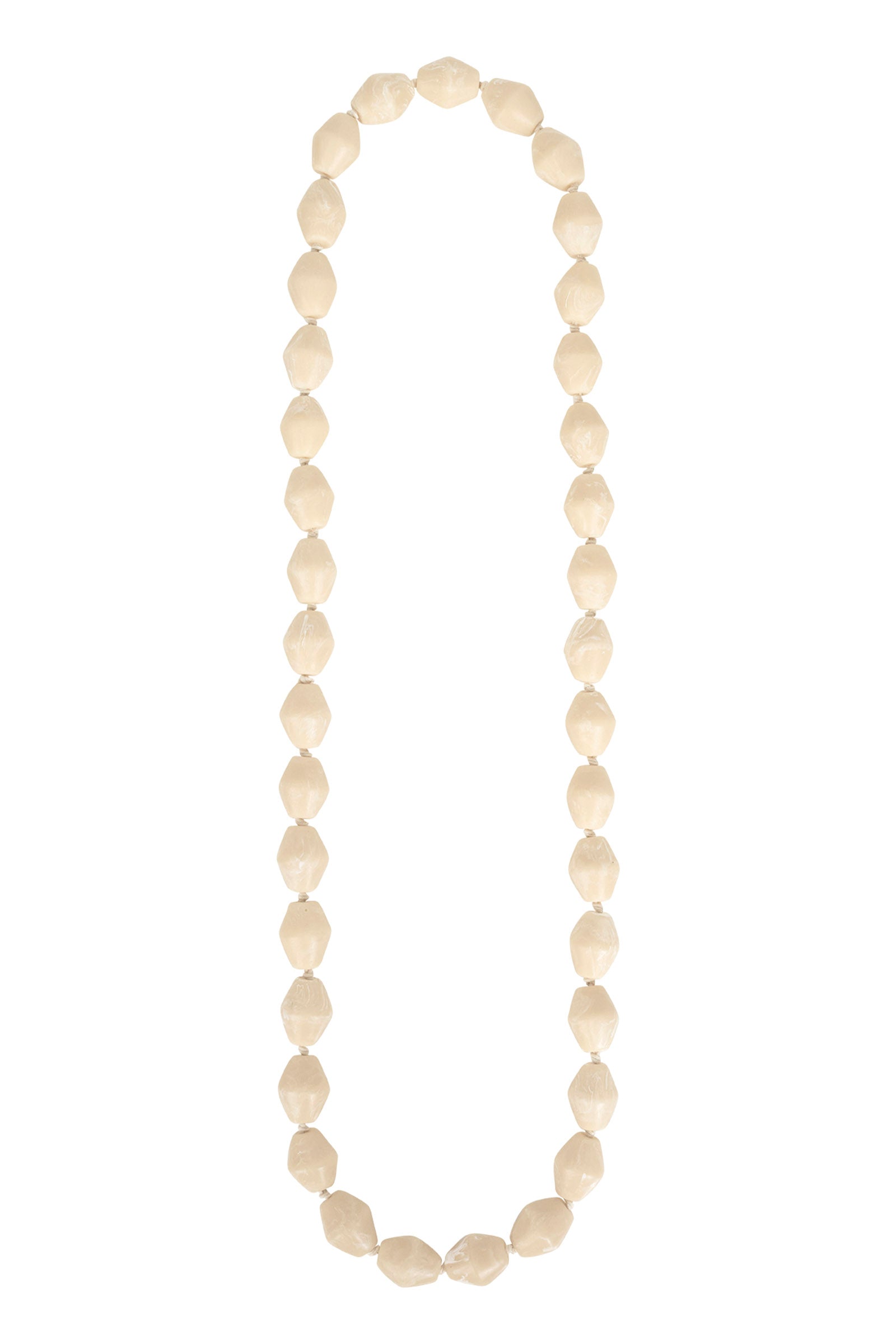 Maasai Long Necklace - Dune