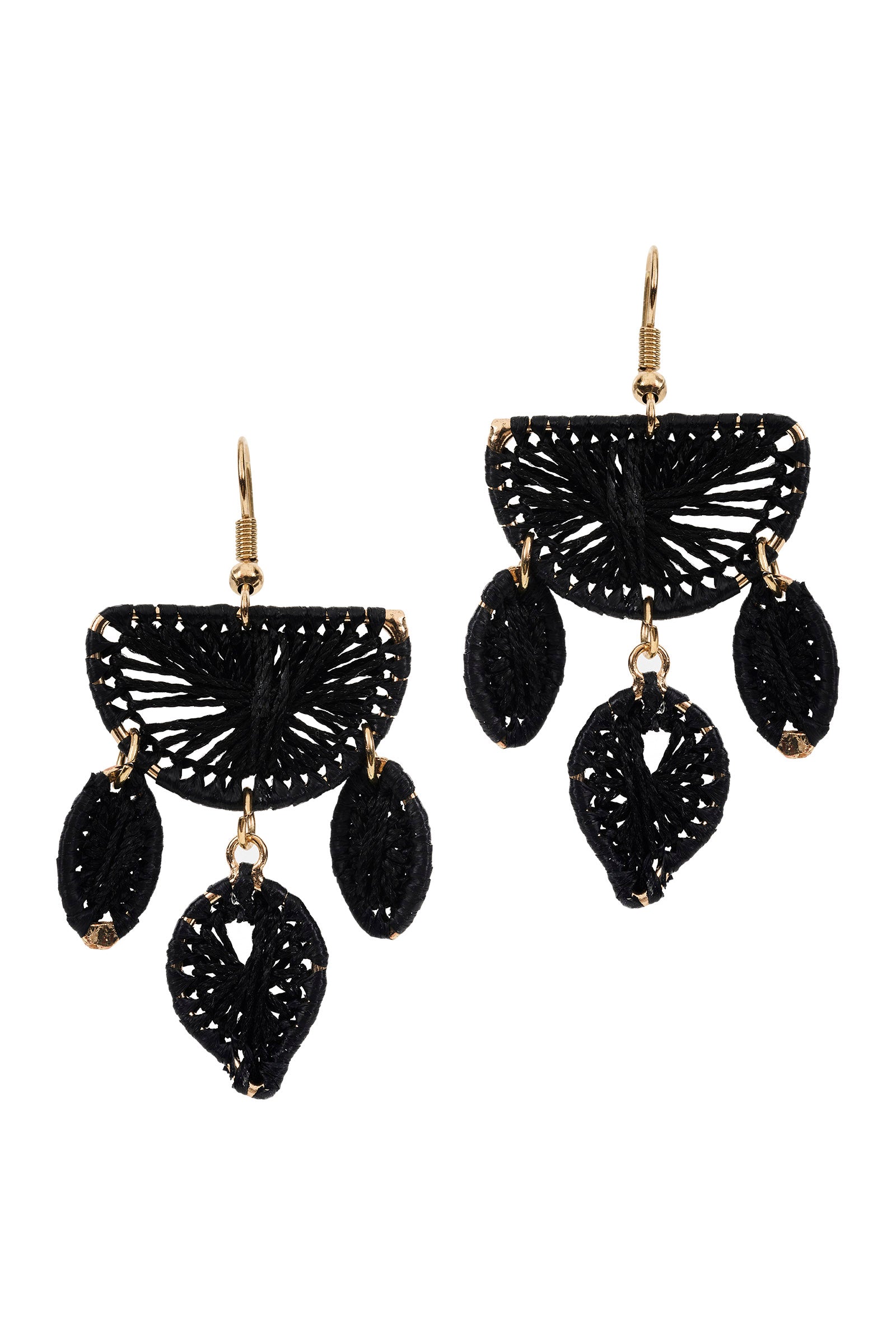 Berber Earring - Black Drop