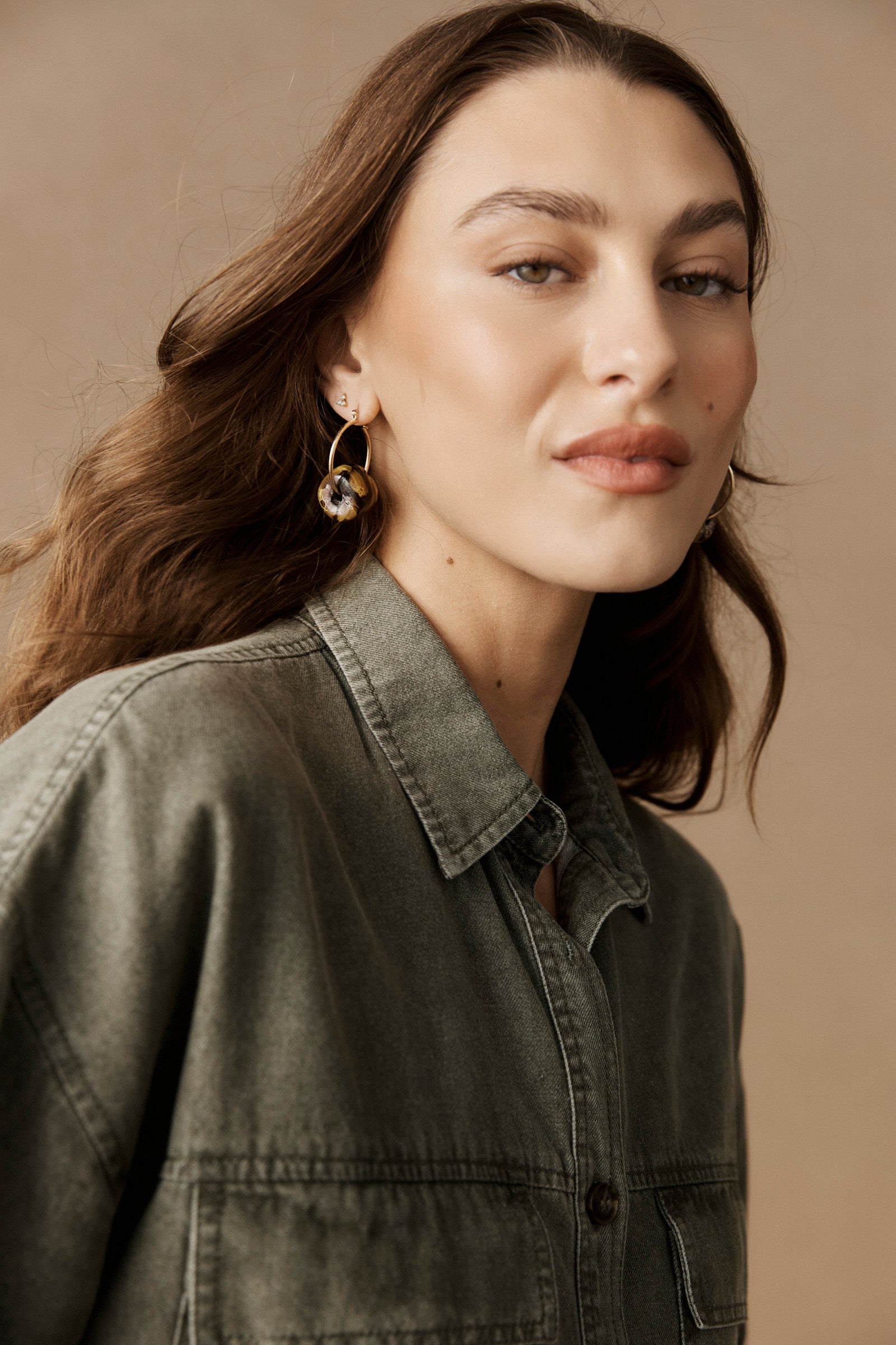 Heritage Earring - Diamond Trio