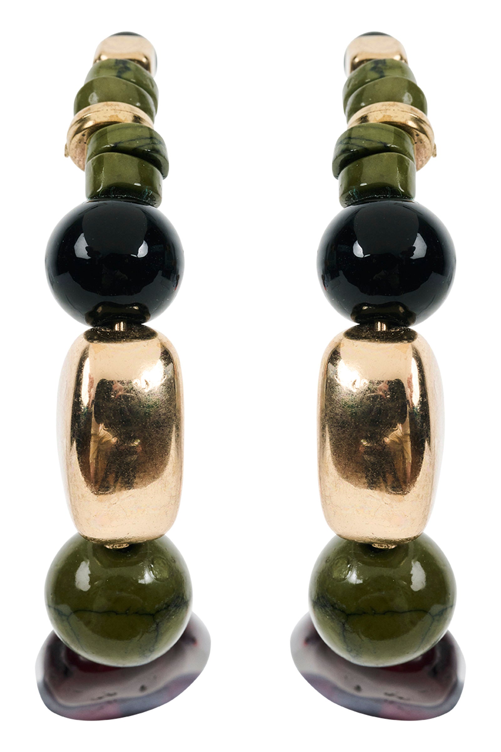 Oman Beaded Earring - Pampas