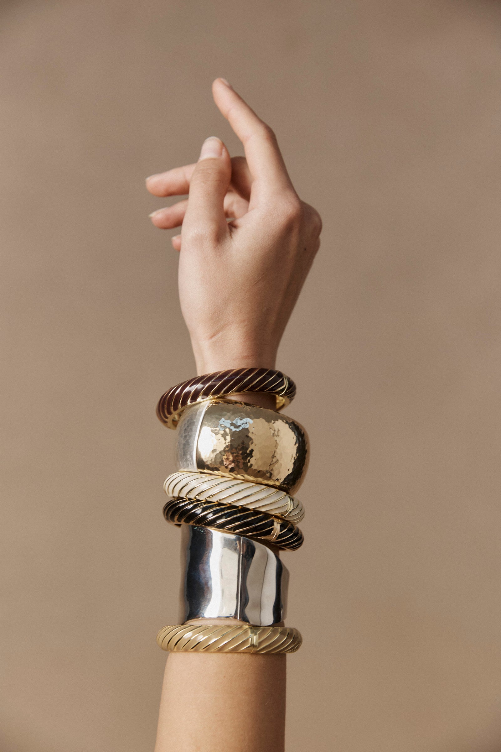 Tala Bangle - Silver / Gold