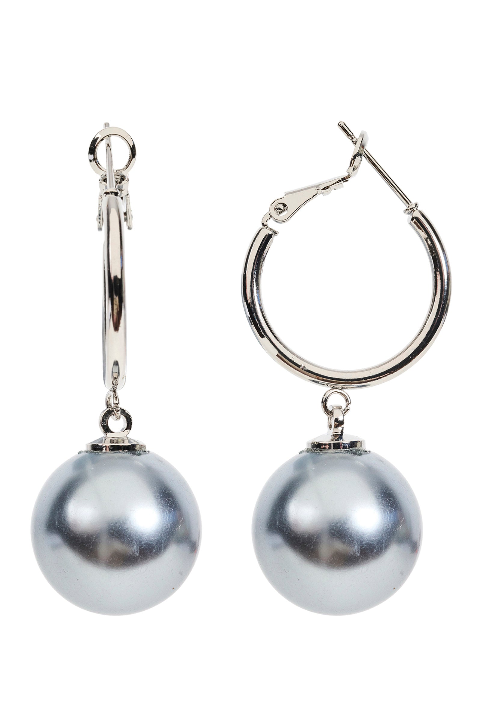 Rumi Earring - Silver Pearl