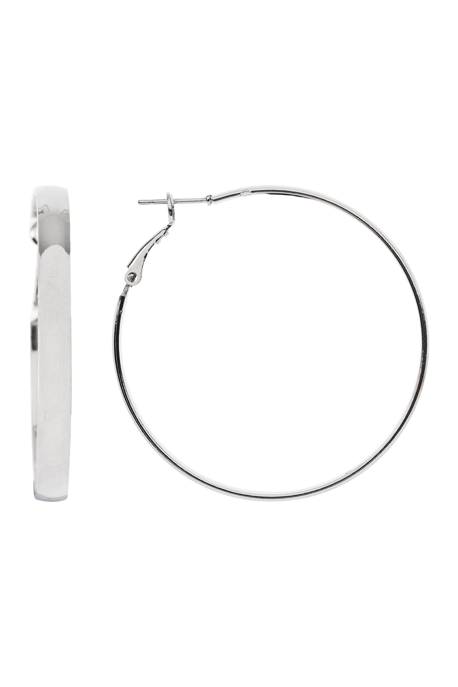 Rumi Hoop Earring - Silver