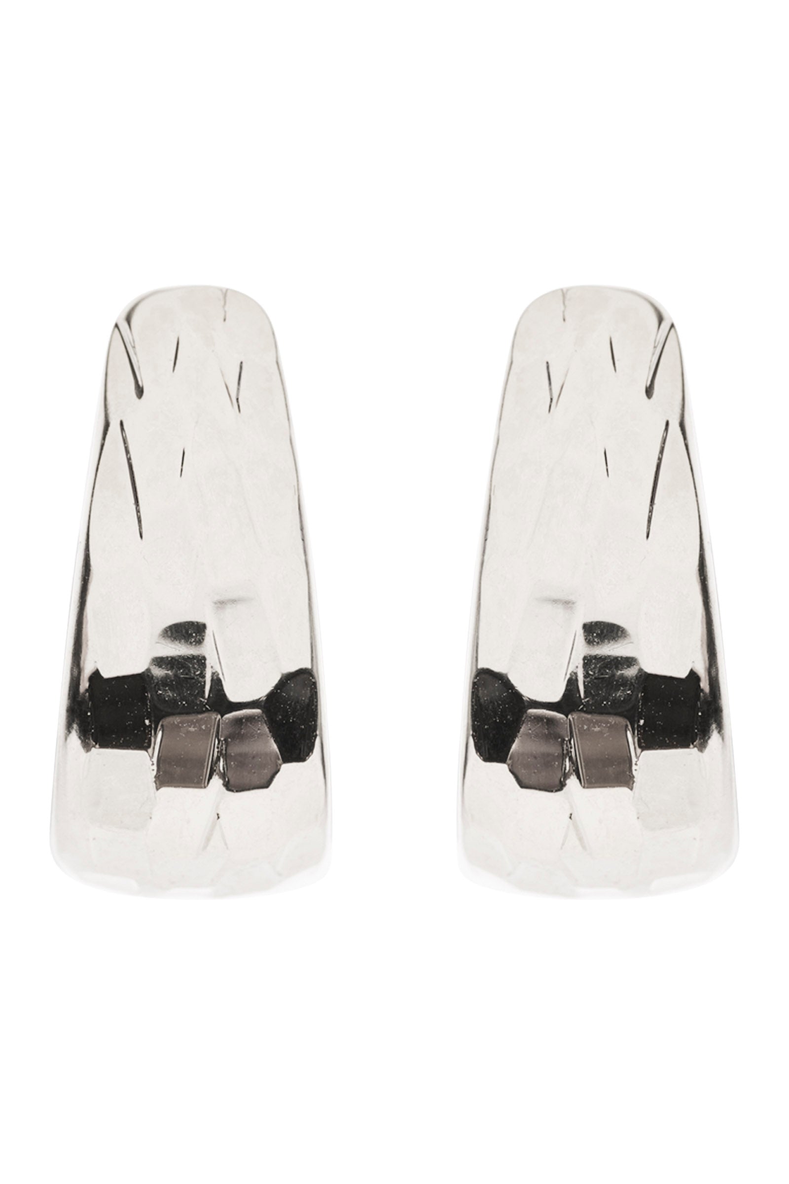Heritage Luxe Earring - Silver Bevel