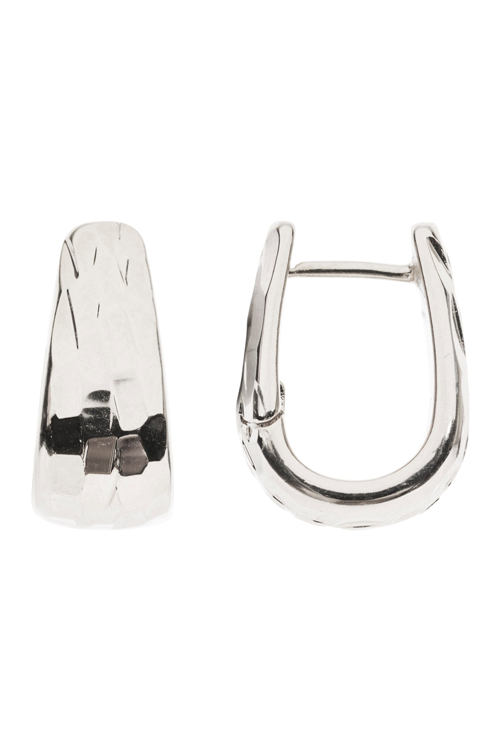 Heritage Luxe Earring - Silver Bevel