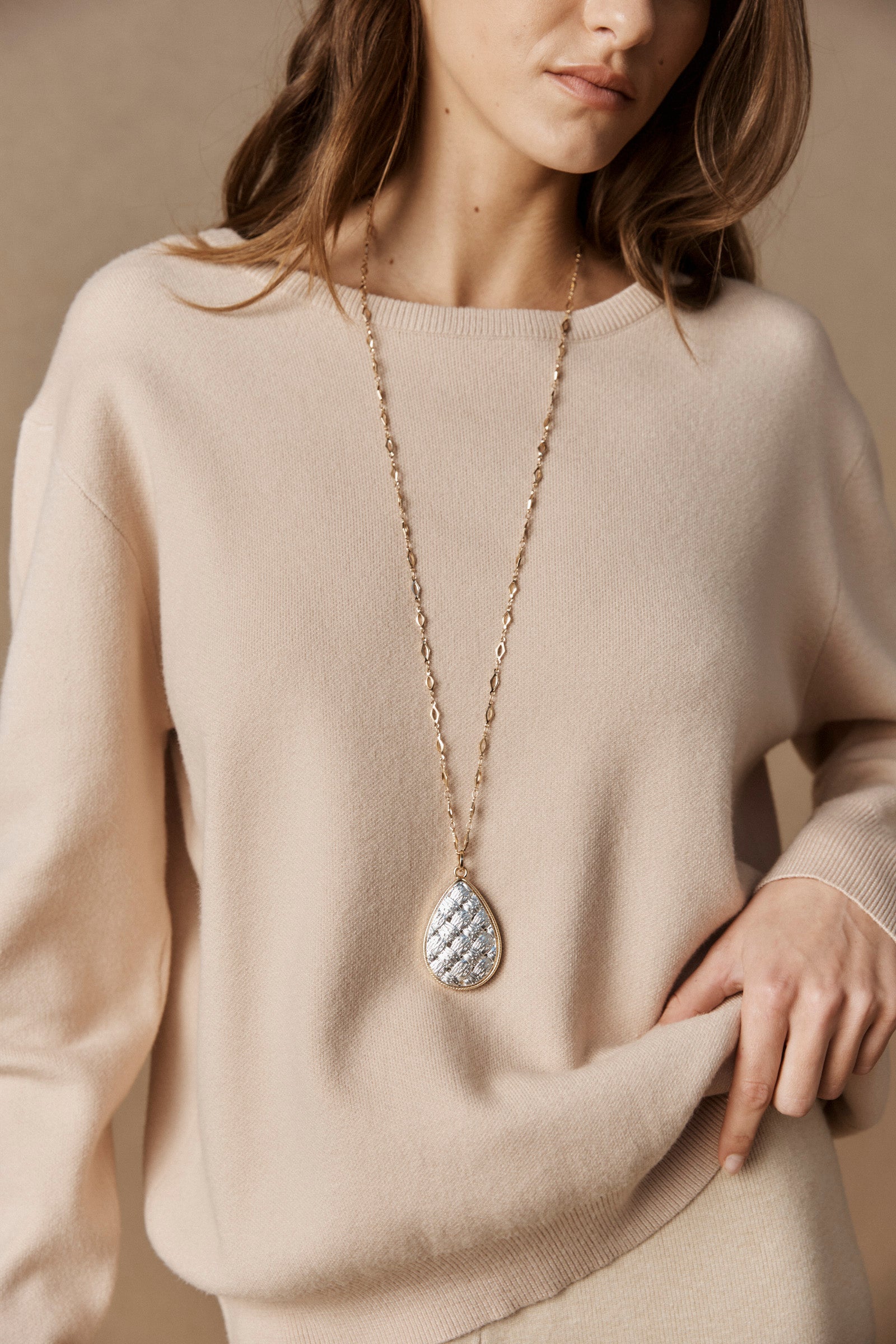 Tala Pendant Necklace - Silver