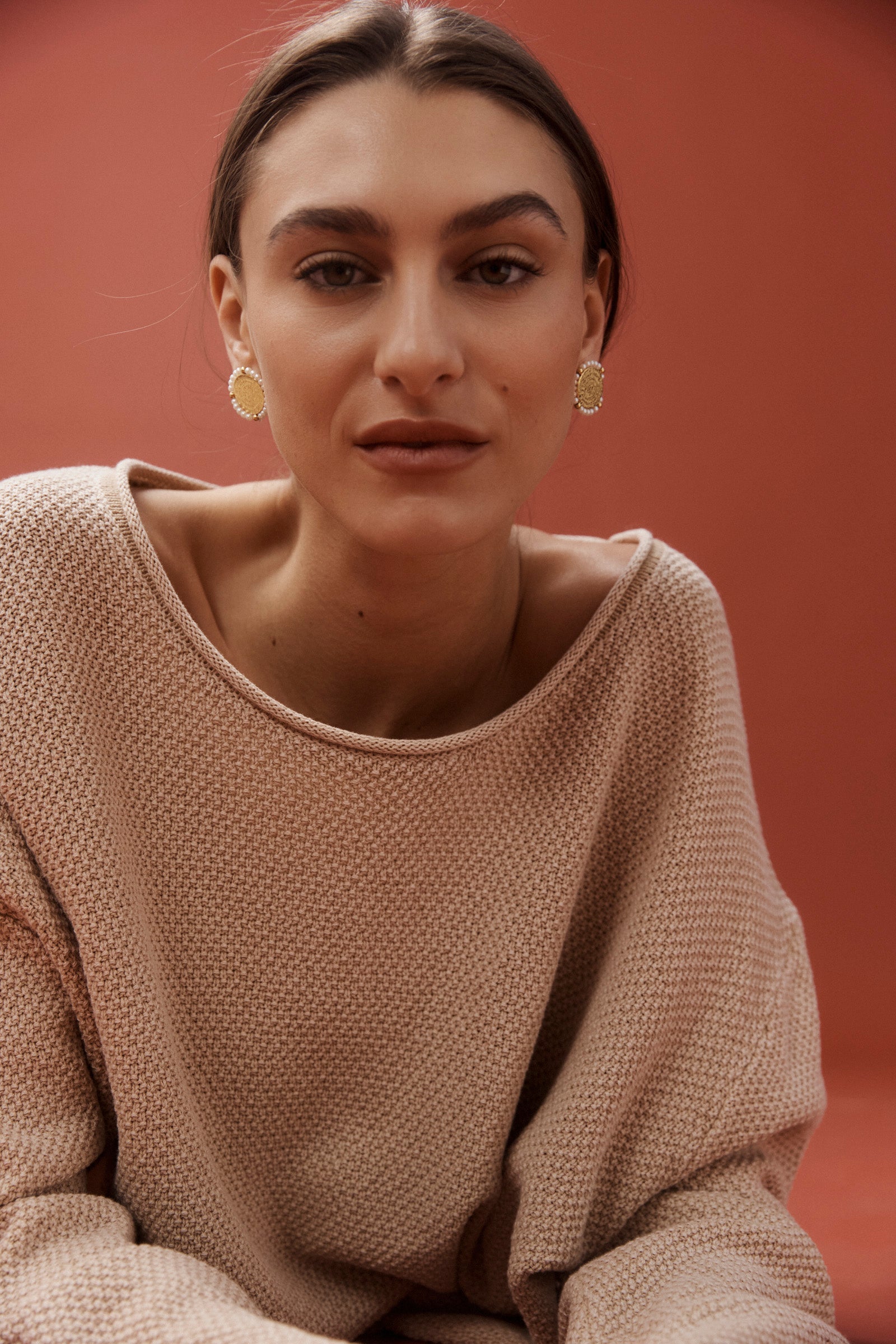 San Pearl Earring - Pearl Coin