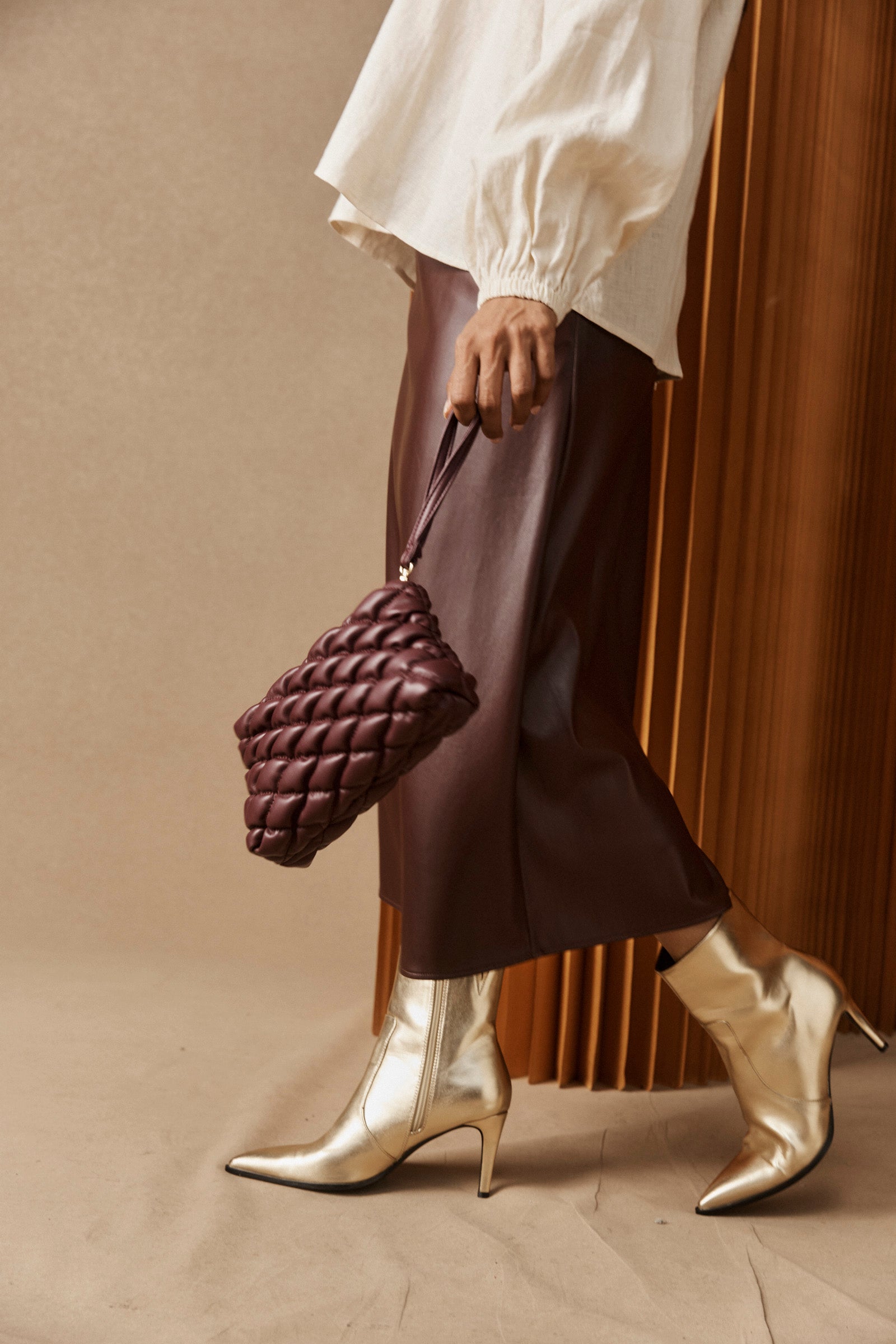 Zala Pouch - Mahogany