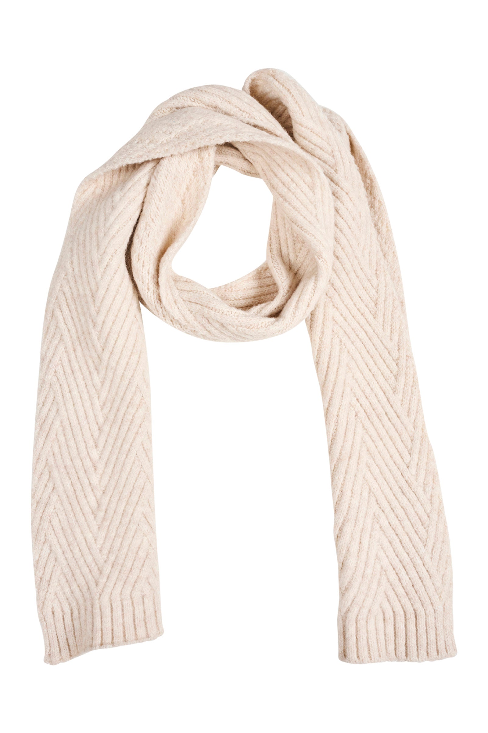 Sable Knit Scarf - Bisque
