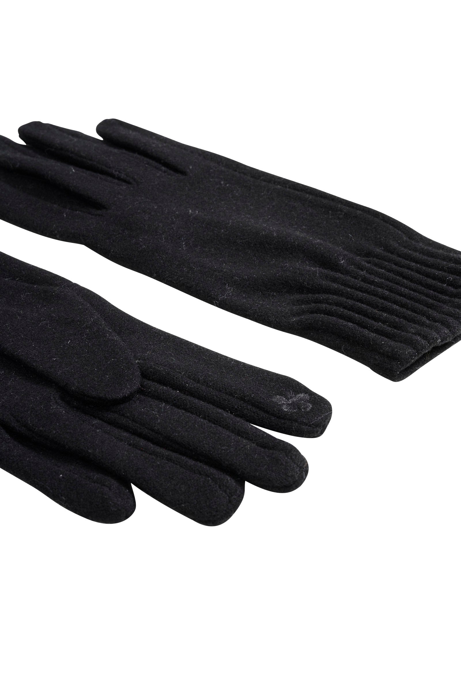 Berber Rib Glove - Black