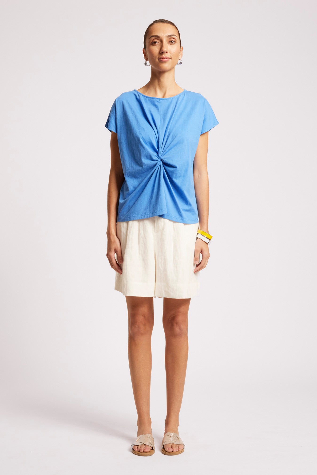 Casa Twist Tshirt - Marine