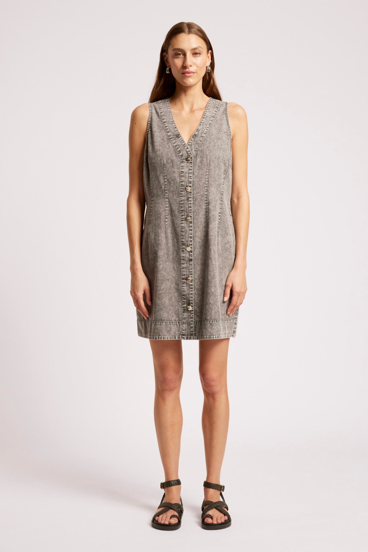 Roam Tank Dress - Ash