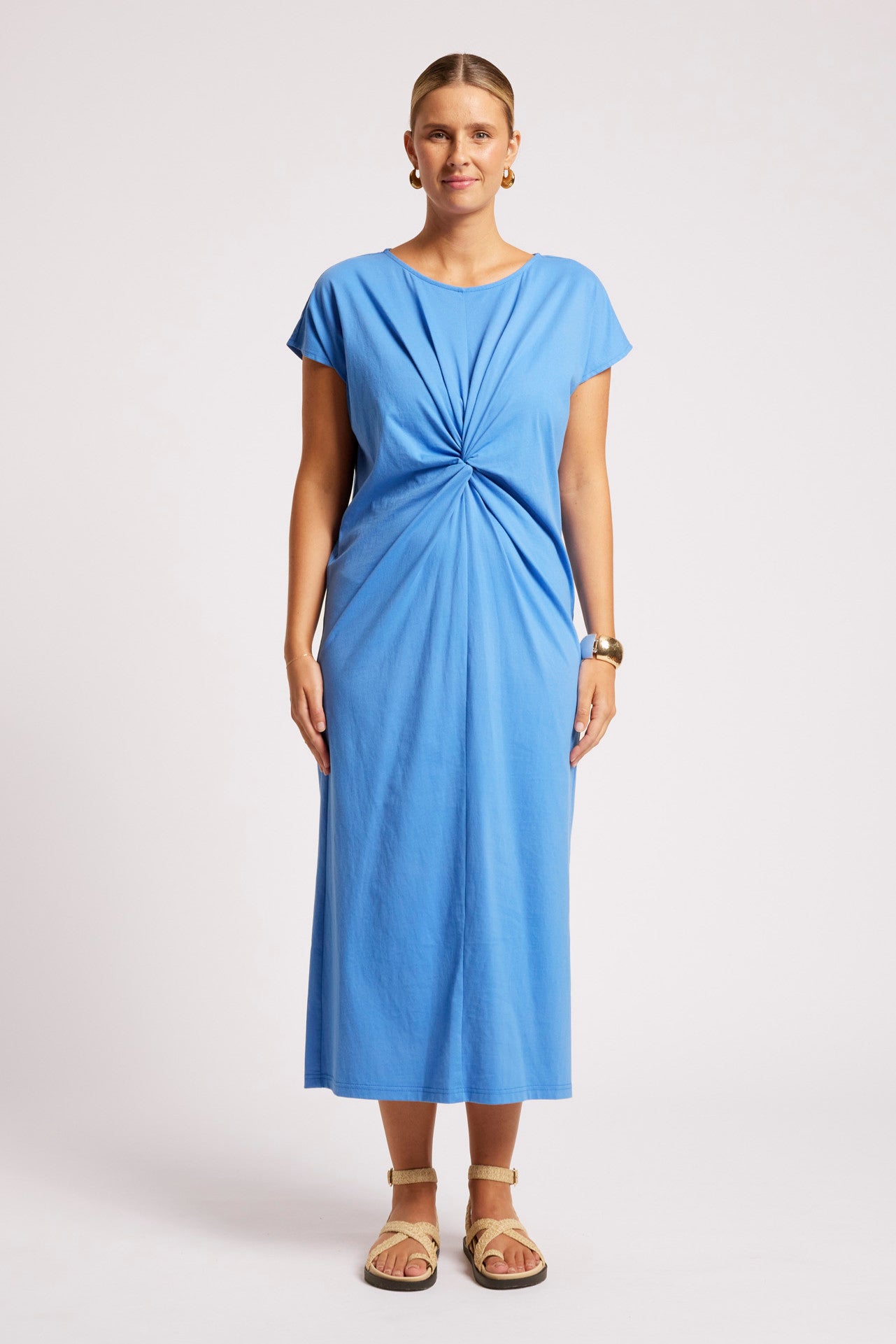 Casa Twist Dress - Marine