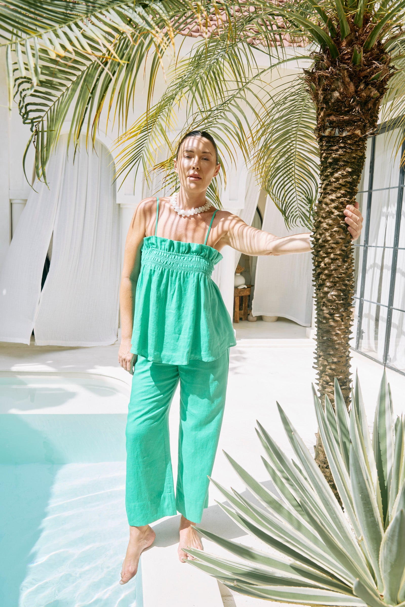 Cove Relaxed Pant - Jade