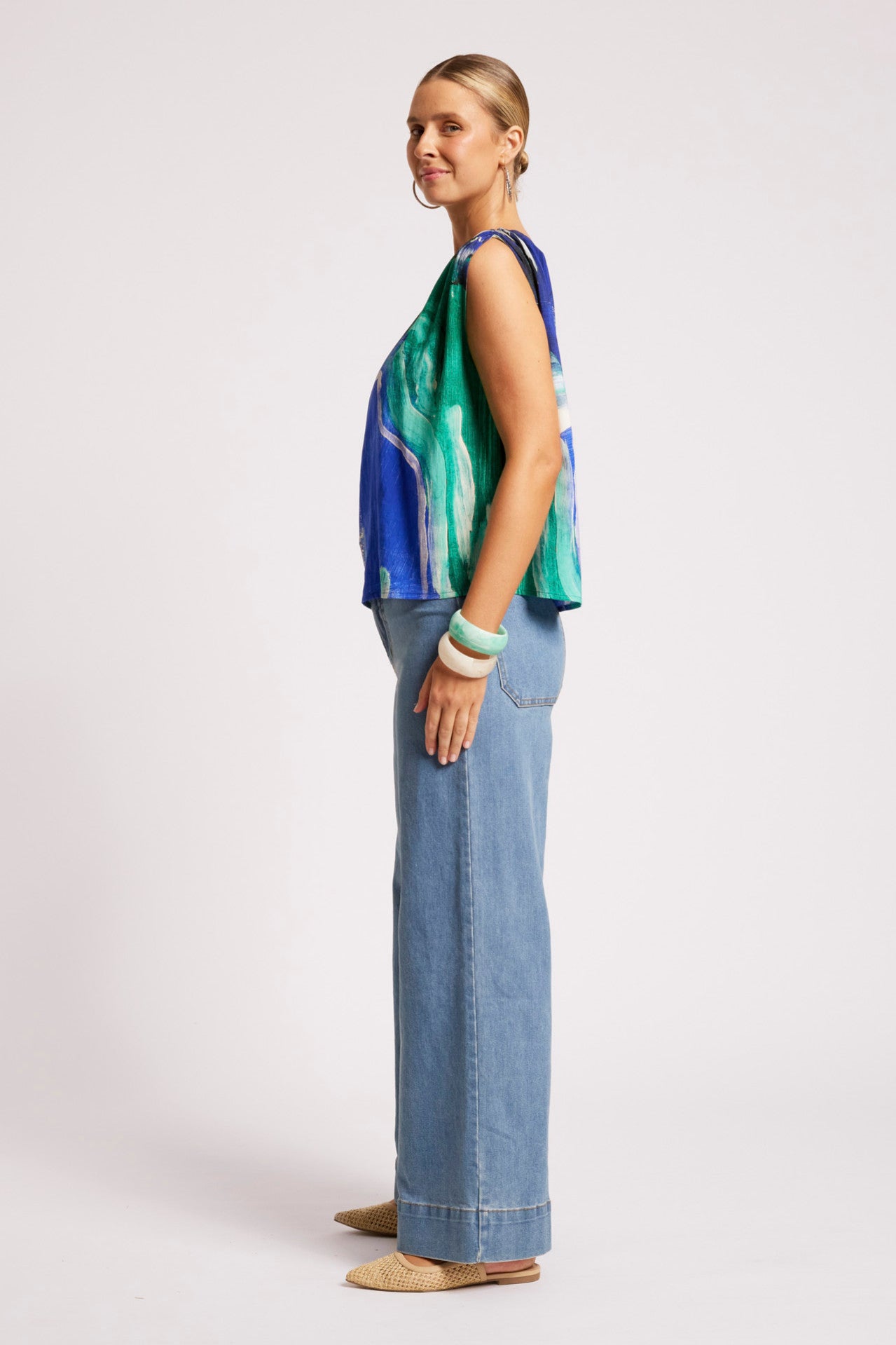 Palmera Top - Seafoam