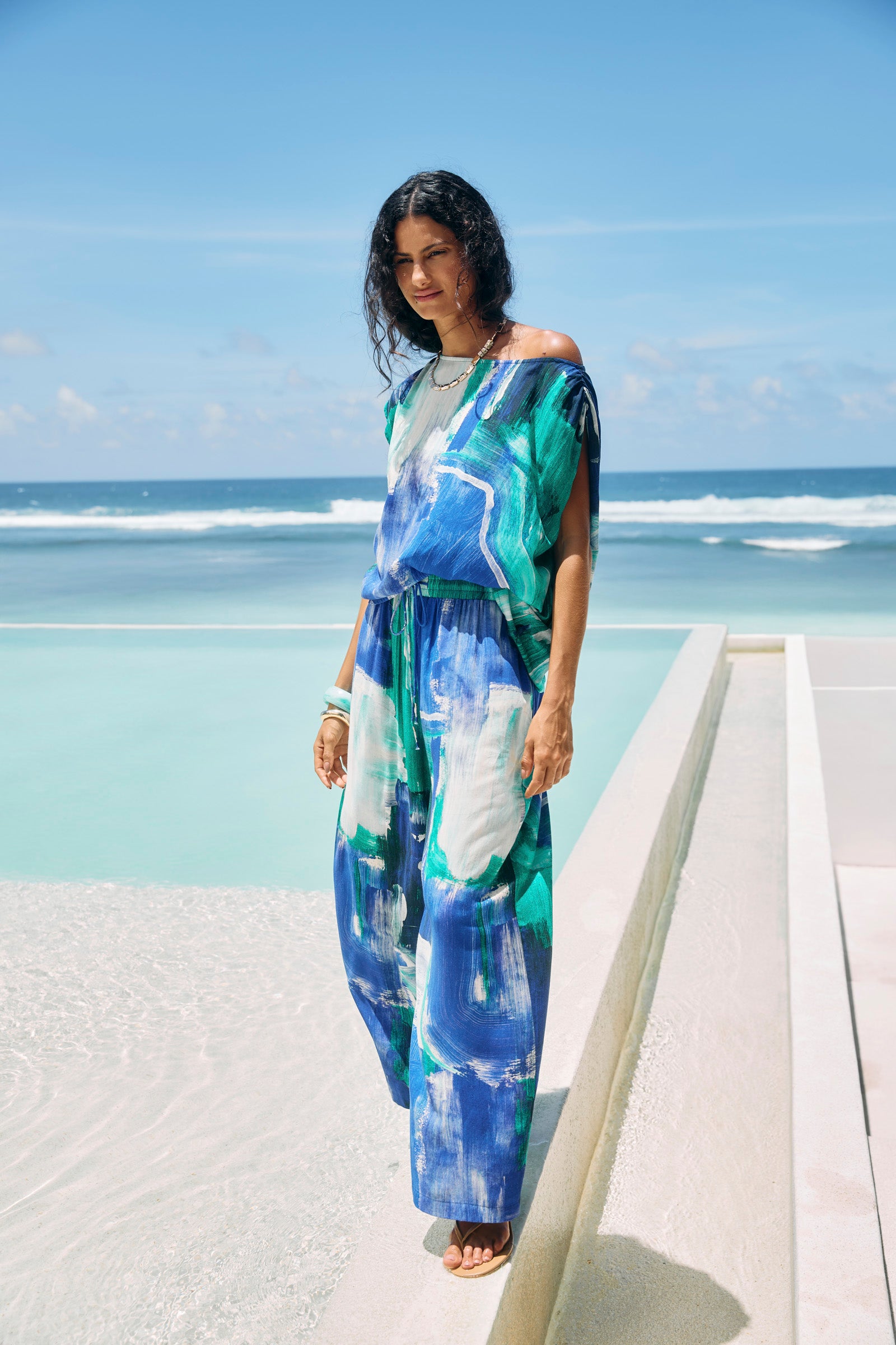 Palmera Pant - Seafoam