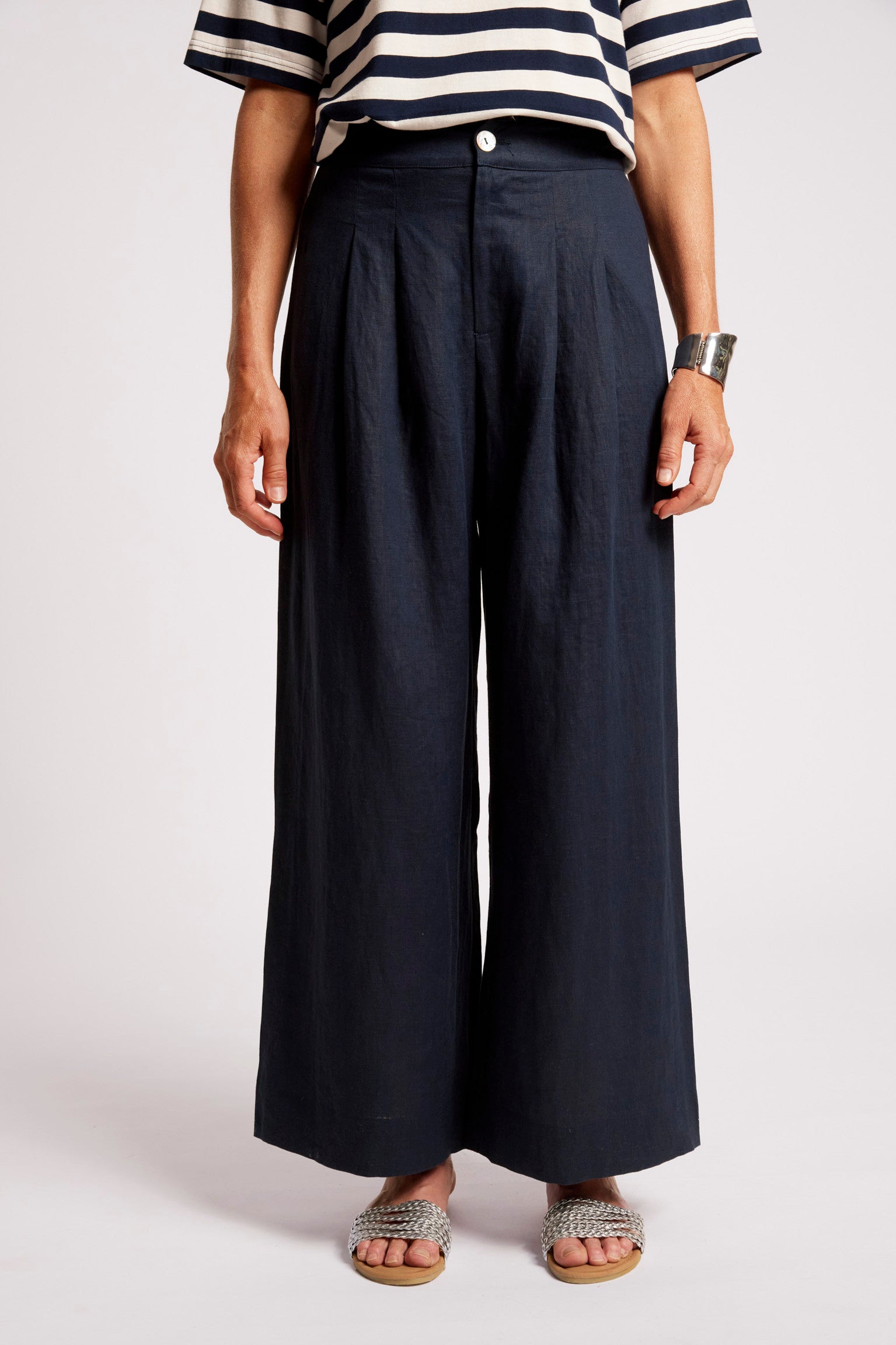 Cove Palazzo Pant - Indigo