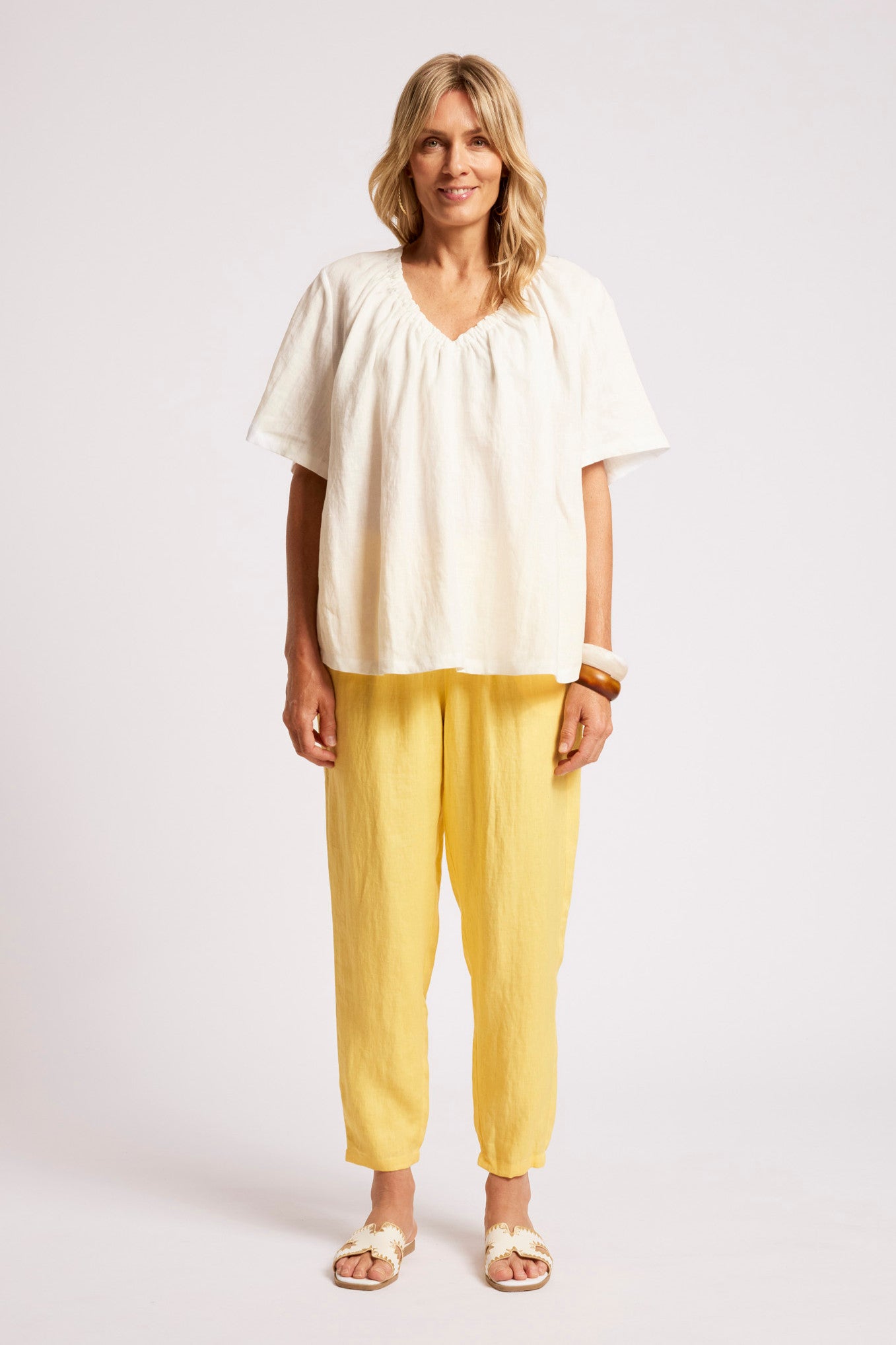 Cove Relaxed Top - White