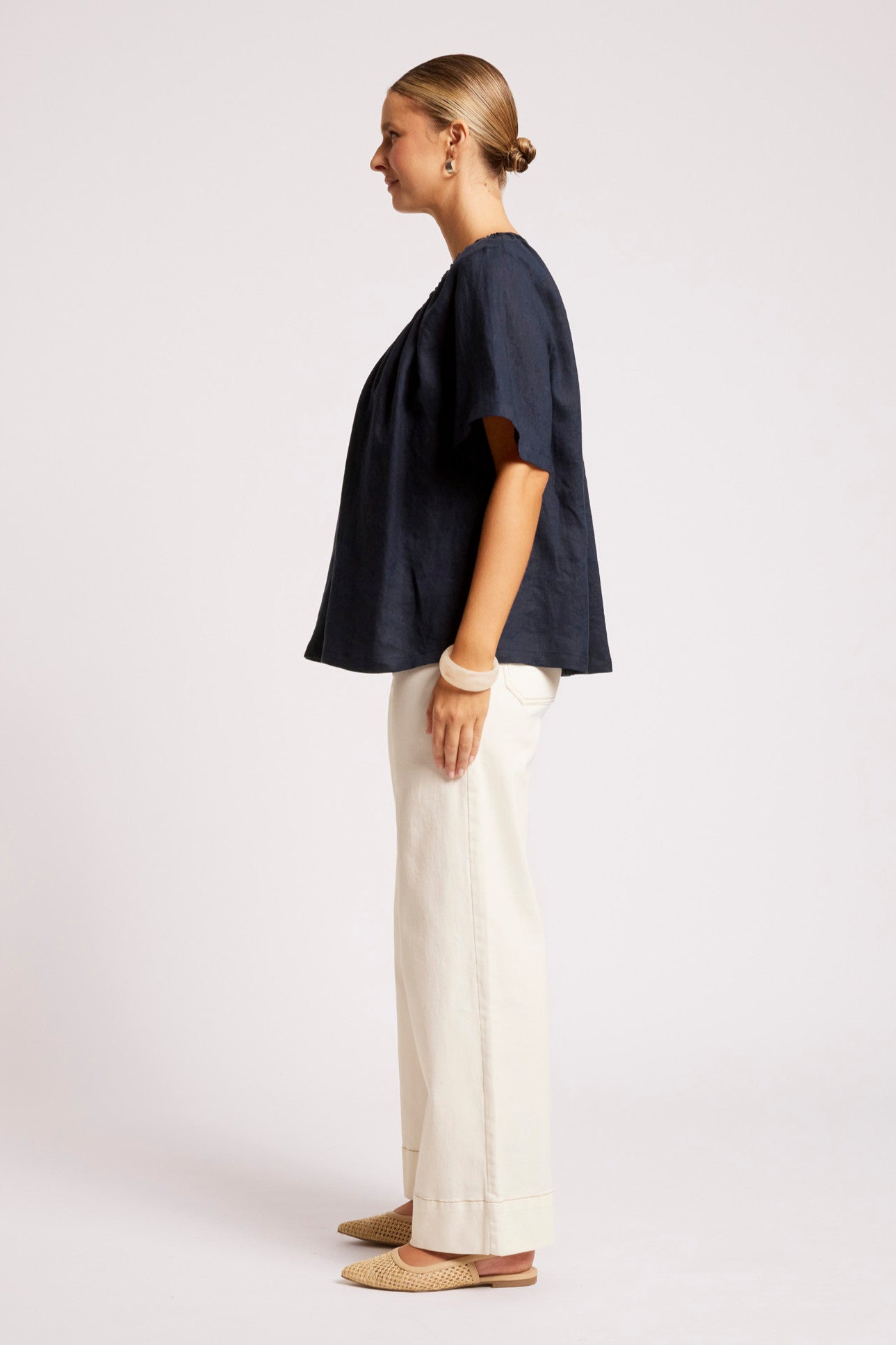 Cove Relaxed Top - Indigo
