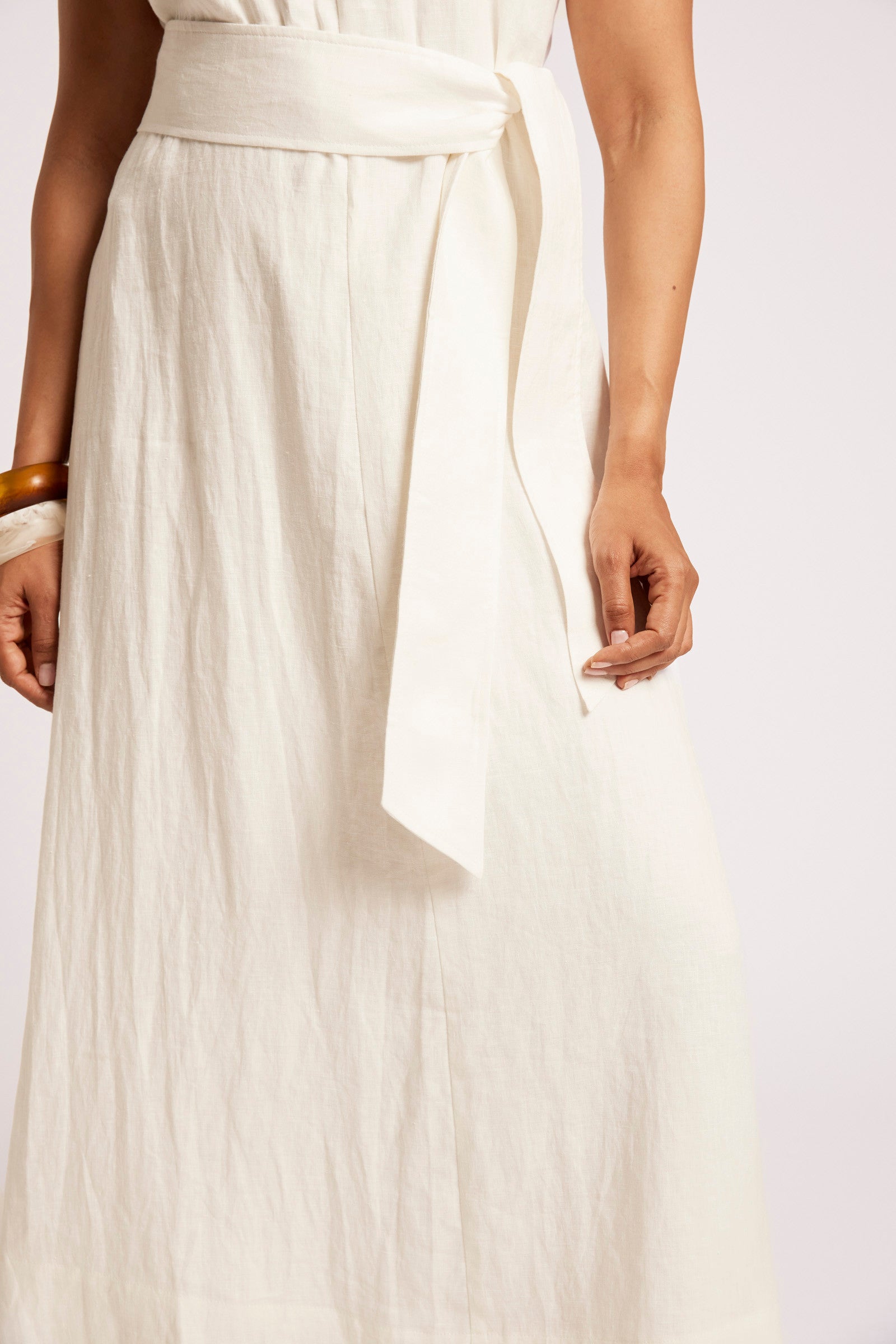 Cove Tank Maxi Dress - White